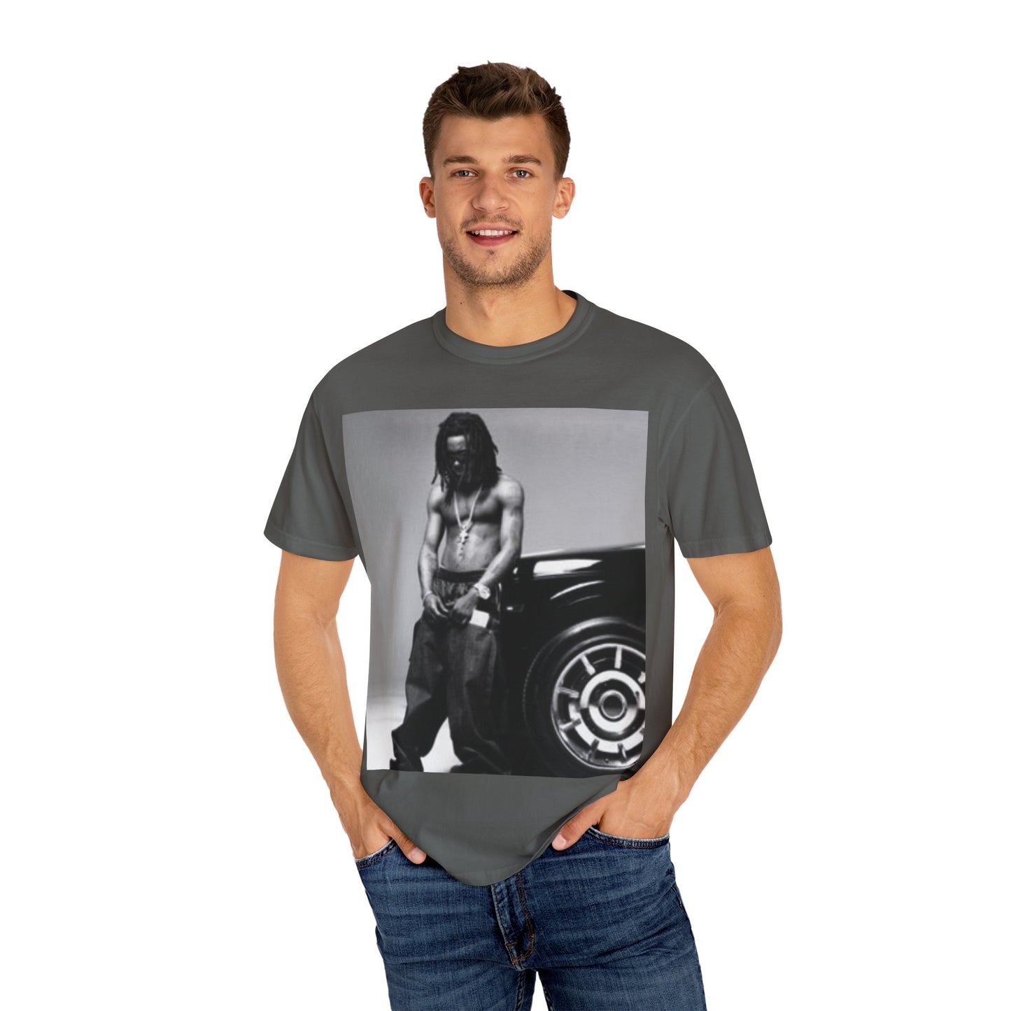 Chic Unisex Graphic Tee, Trendy Streetwear Top, Cool Layering Piece, Perfect Gift for Music Lovers, Urban Fashion Essential