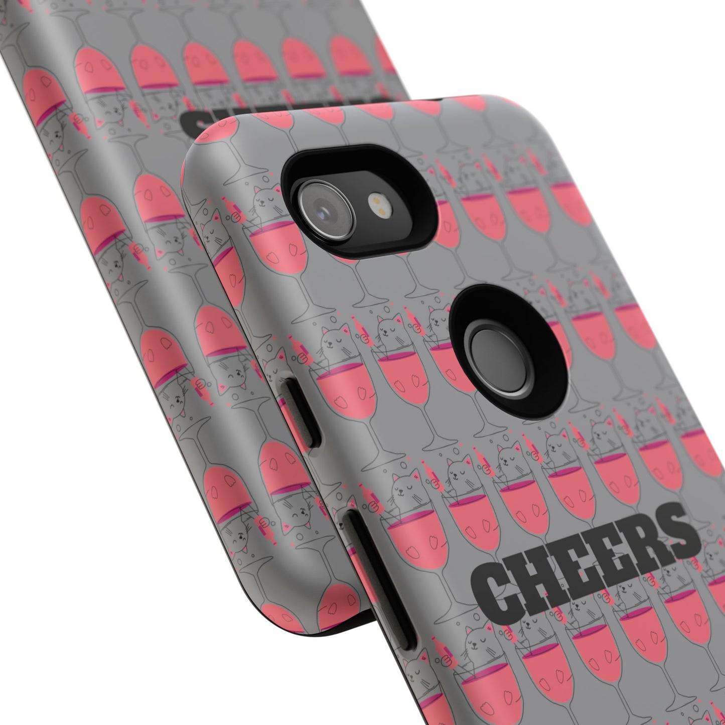 Cheers Phone Case, Fun Protective Case for Party Lovers, Gift for Birthdays, Anniversaries, Graduation, Custom Phone Cover