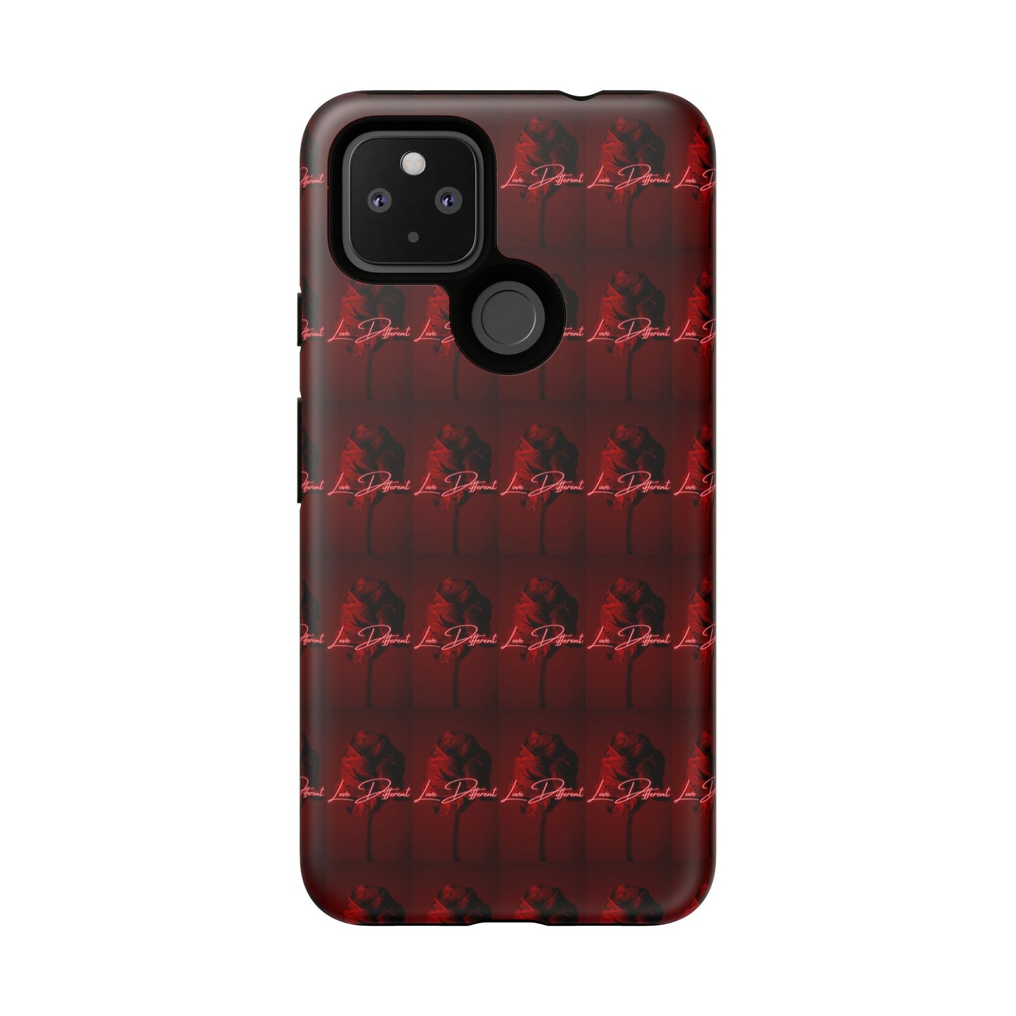 Red Patterned Phone Case | Tough Cases for Stylish Protection, Trendy Cell Cover, Unique Gifts for Tech Lovers, Modern Design