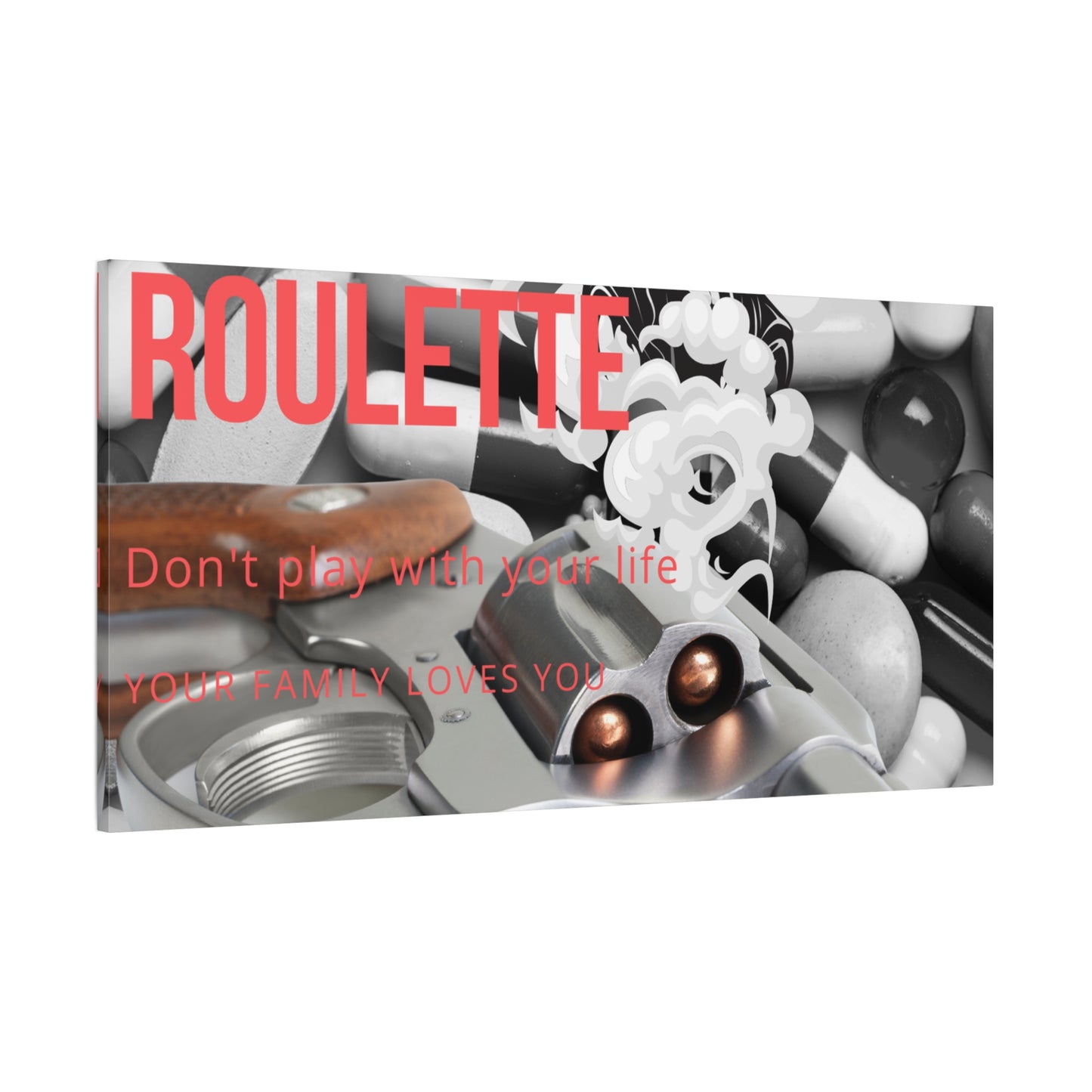 Bold Message Canvas Art, Wall Decor for Awareness, Mental Health Awareness, Home Office Decor, Unique Gift Idea