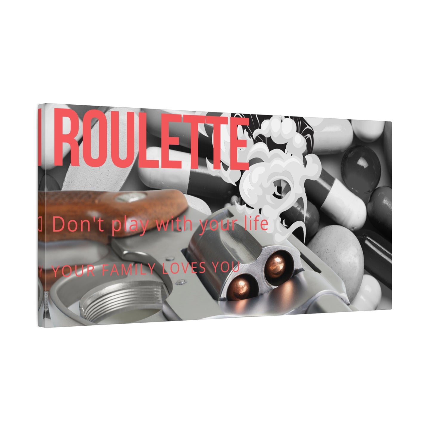 Bold Message Canvas Art, Wall Decor for Awareness, Mental Health Awareness, Home Office Decor, Unique Gift Idea