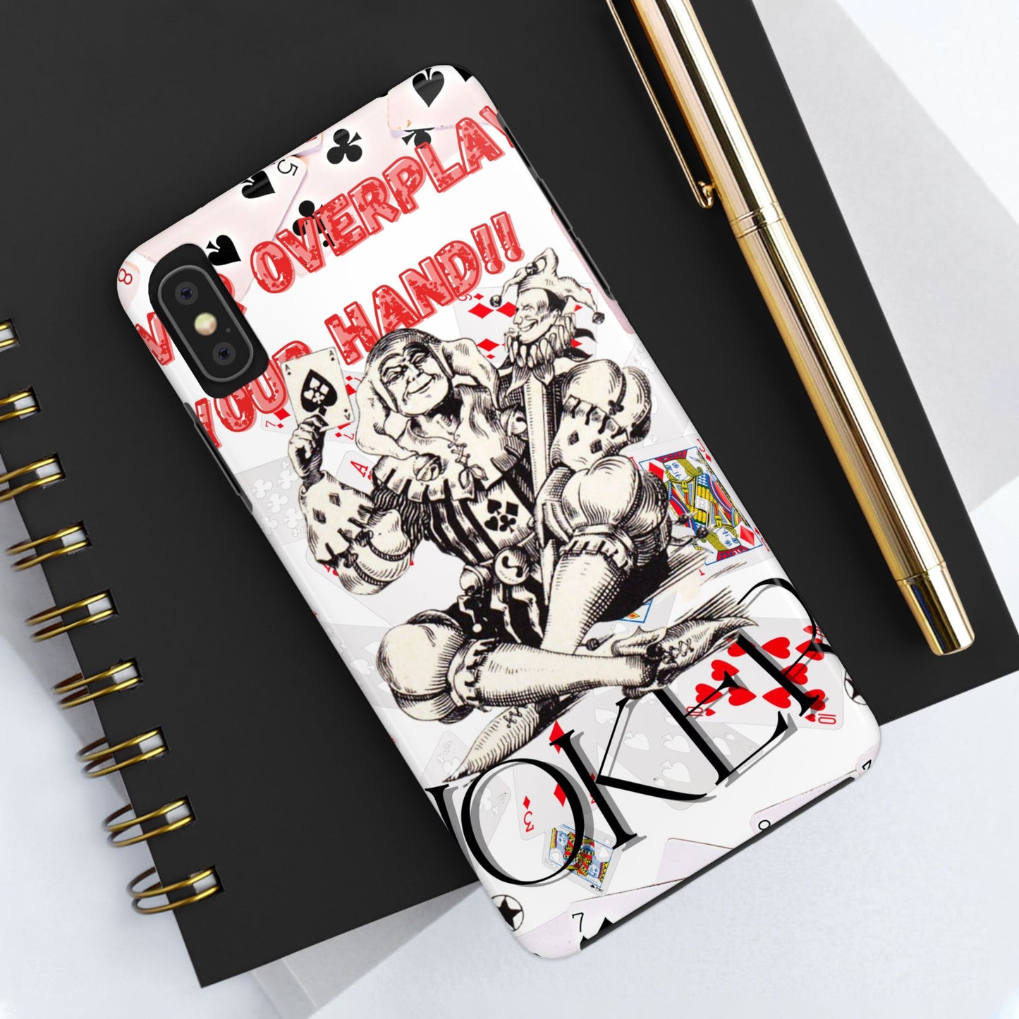 Bold Joker Phone Case - Unique Tough Cover for Gamers, Stylish Protection, Gift for Card Players, Fun Design for Phone Lovers