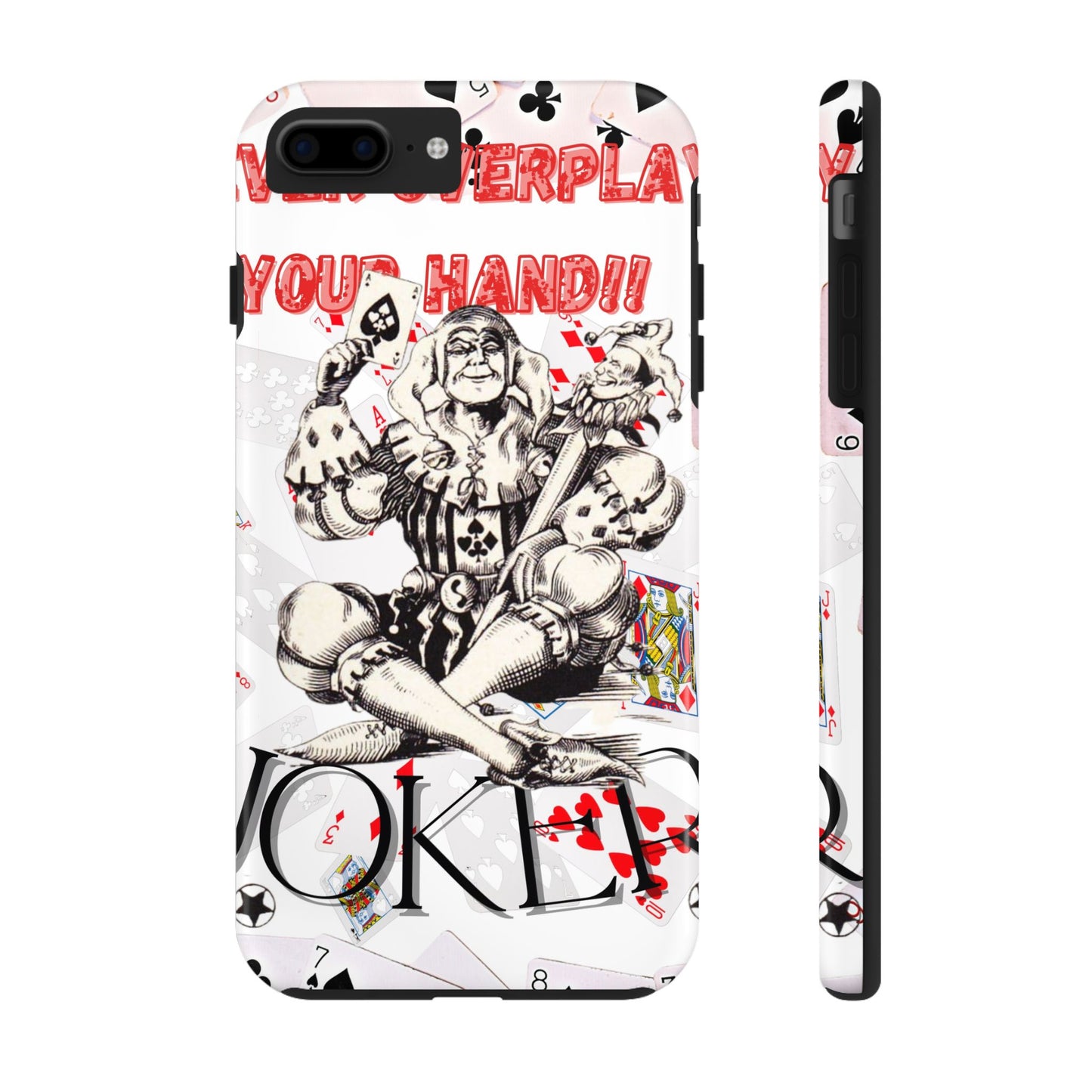 Bold Joker Phone Case - Unique Tough Cover for Gamers, Stylish Protection, Gift for Card Players, Fun Design for Phone Lovers