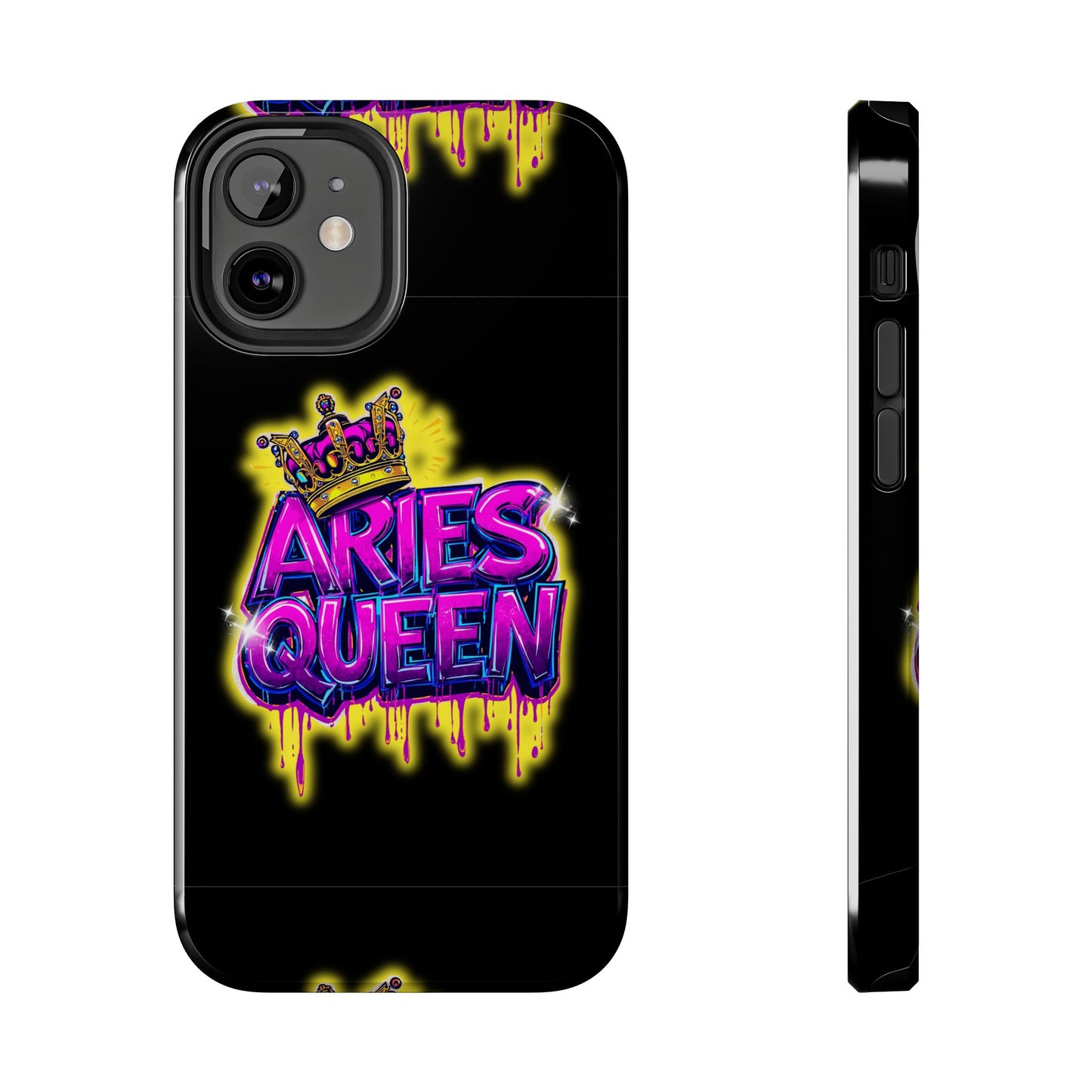 Aries Queen Tough Phone Cases - Vivid Design, Durable Protection, Aries Gifts, Astrology Accessories, Colorful Phone Cover