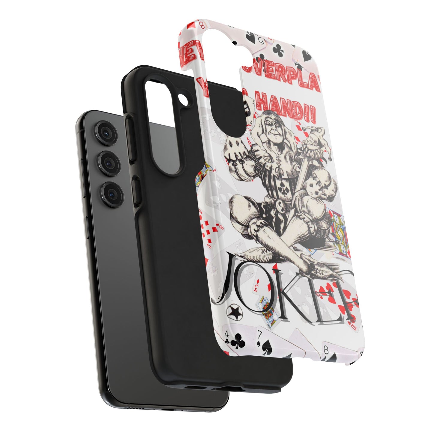 Bold Joker Phone Case - Unique Tough Cover for Gamers, Stylish Protection, Gift for Card Players, Fun Design for Phone Lovers
