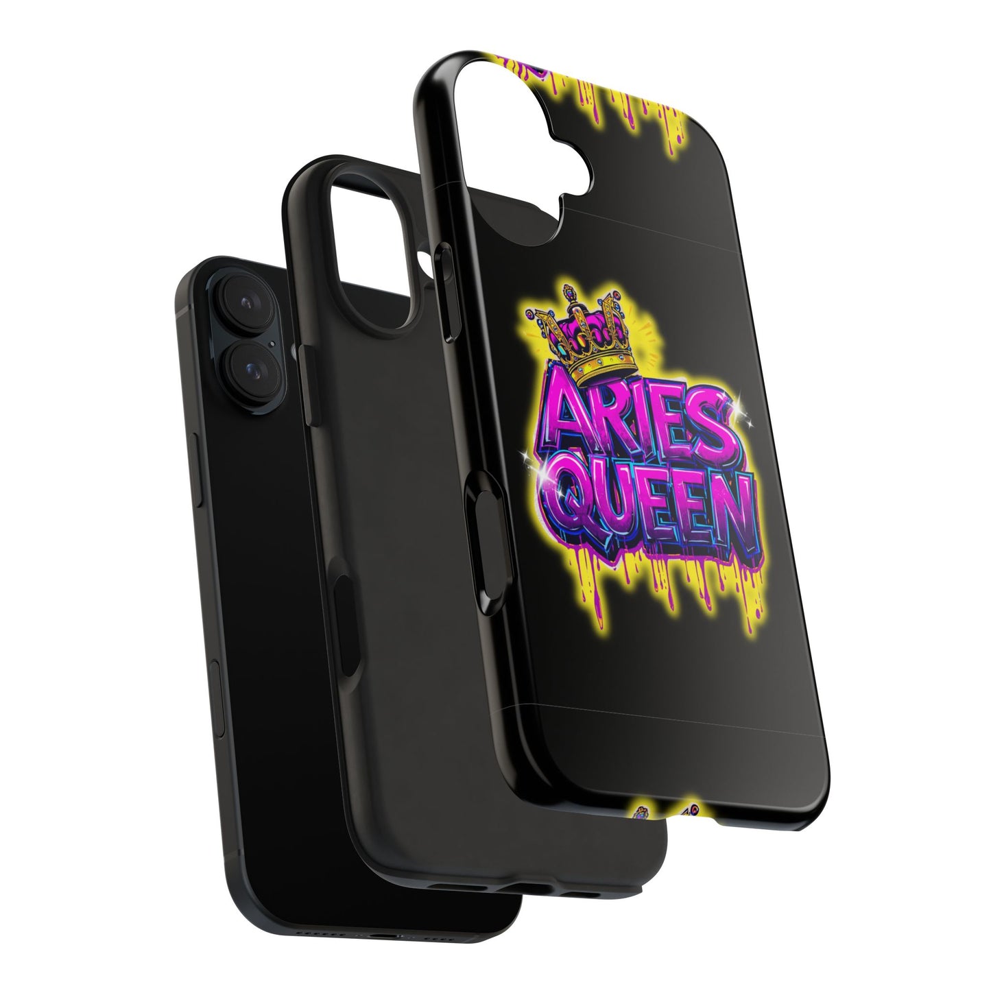 Aries Queen Tough Phone Cases - Vivid Design, Durable Protection, Aries Gifts, Astrology Accessories, Colorful Phone Cover