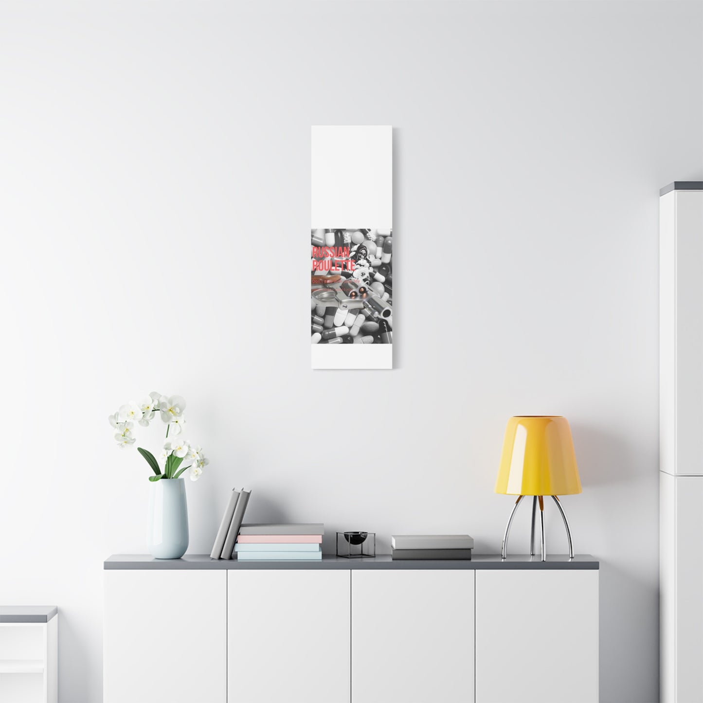 Bold Message Canvas Art, Wall Decor for Awareness, Mental Health Awareness, Home Office Decor, Unique Gift Idea