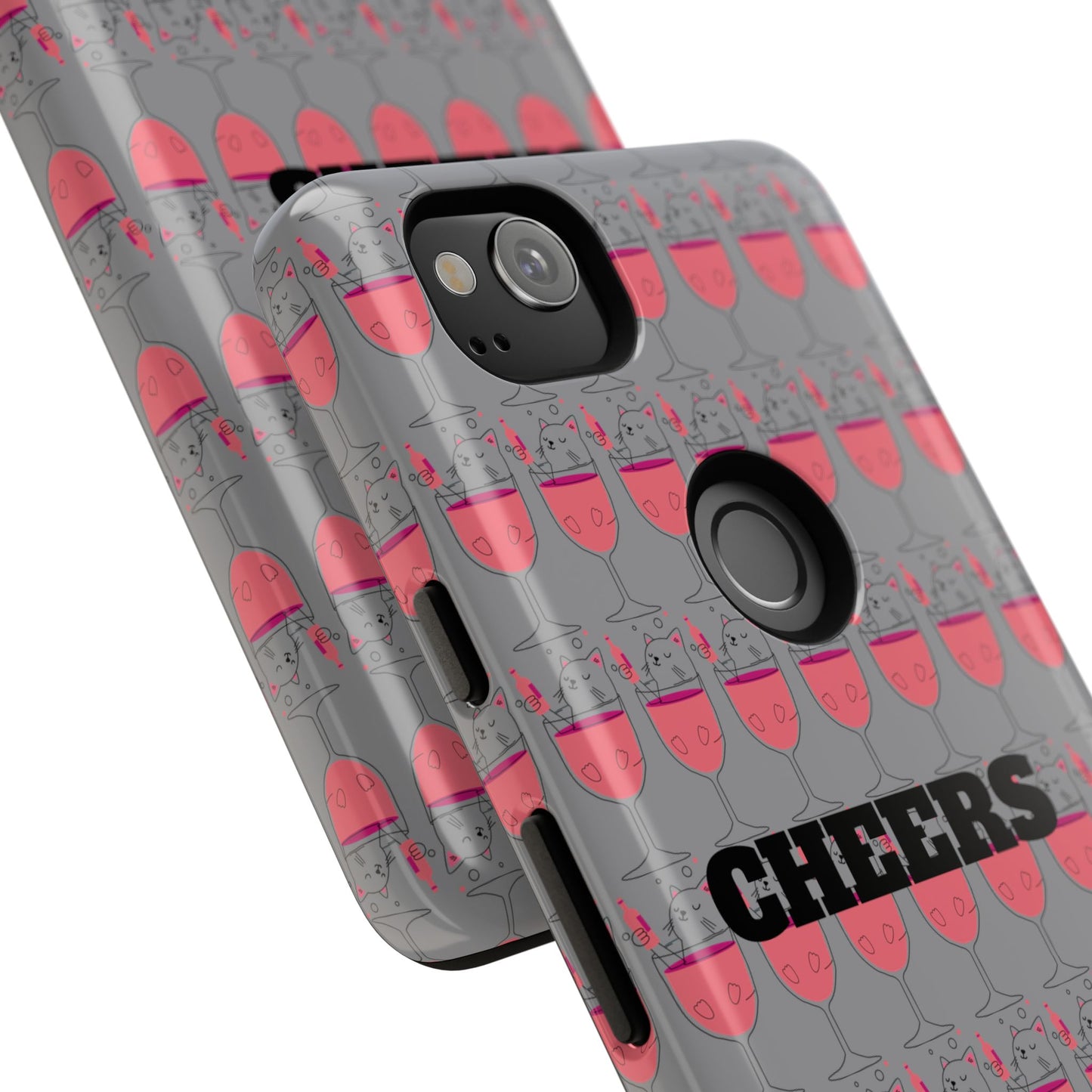 Cheers Phone Case, Fun Protective Case for Party Lovers, Gift for Birthdays, Anniversaries, Graduation, Custom Phone Cover