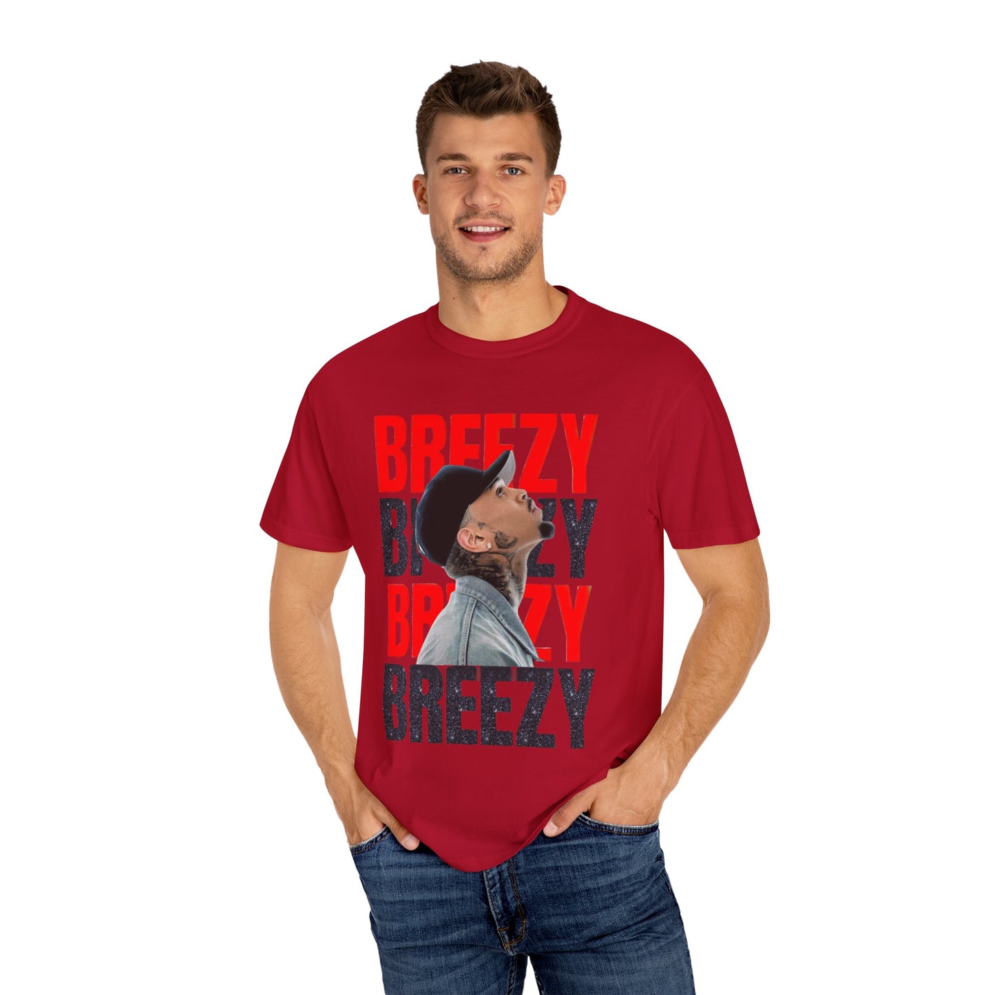 Trendy Unisex Graphic T-Shirt Inspired by Breezy Vibes, Perfect for Casual Wear, Street Fashion, Music Lovers, Gifts