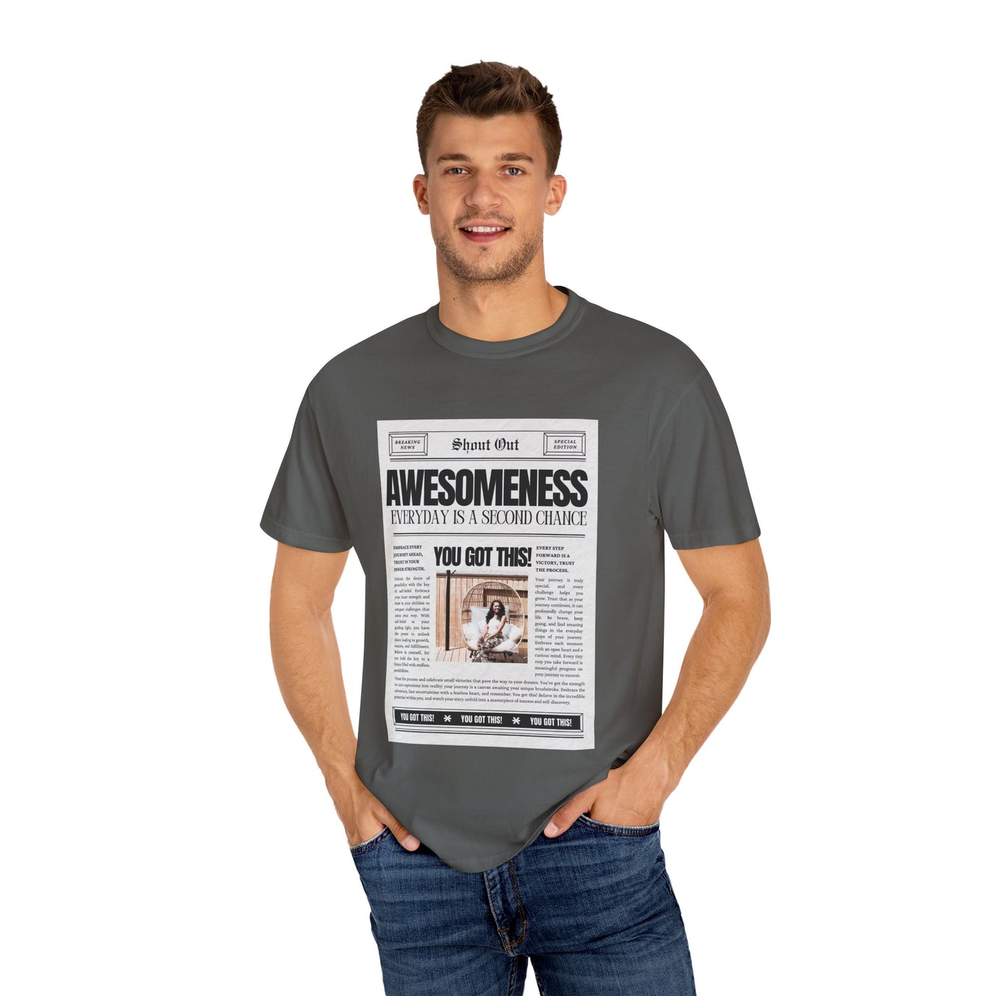 Motivational T-Shirt, Graphic Tee, Positive Vibes Shirt, Gifts for Friends, Everyday Wear, Encouragement Apparel