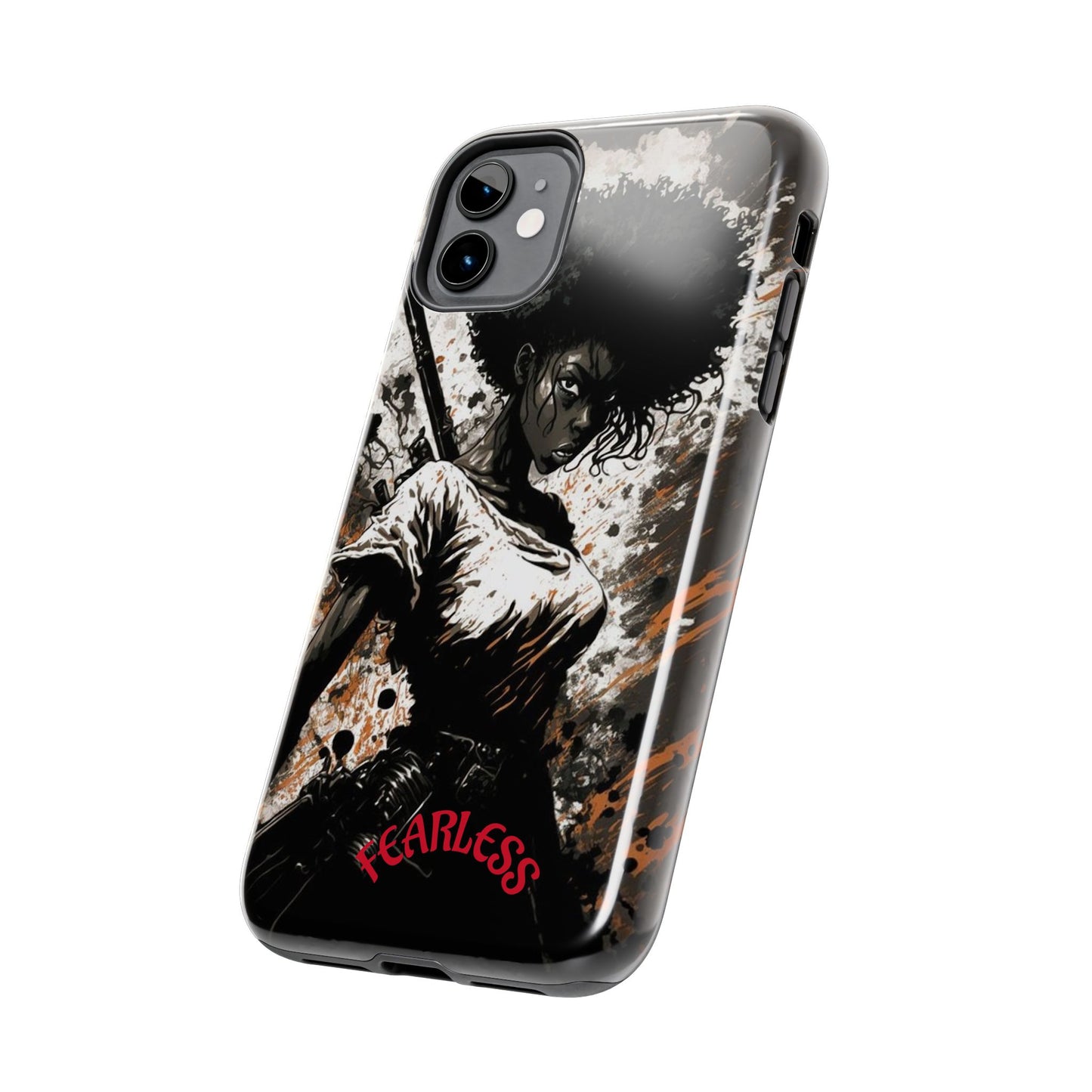 Fearless Tough Phone Cases for Adventurers, Unique Gifts for Him/Her, Durable Phone Accessories, Art-inspired Cases, Stylish Protection