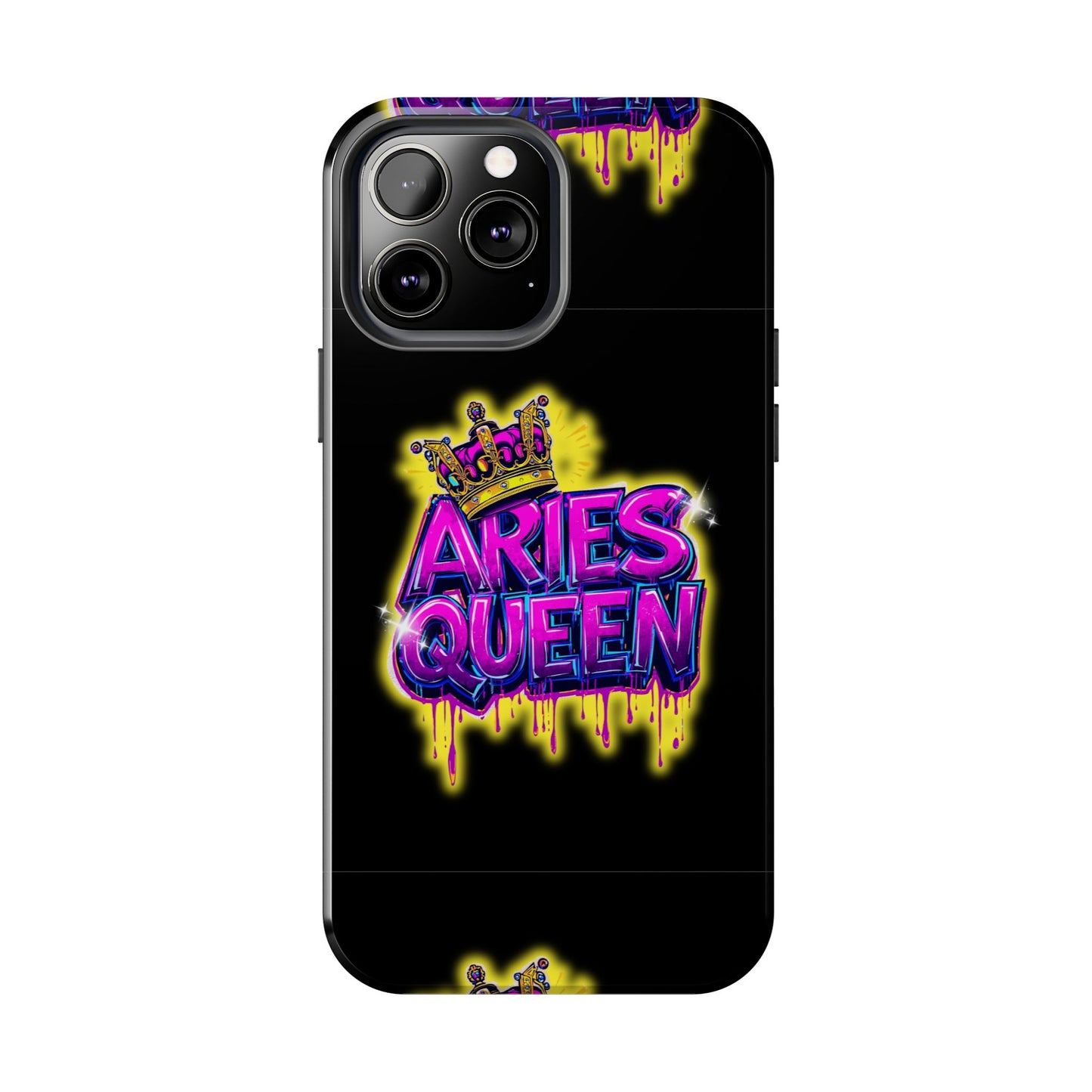 Aries Queen Tough Phone Cases - Vivid Design, Durable Protection, Aries Gifts, Astrology Accessories, Colorful Phone Cover