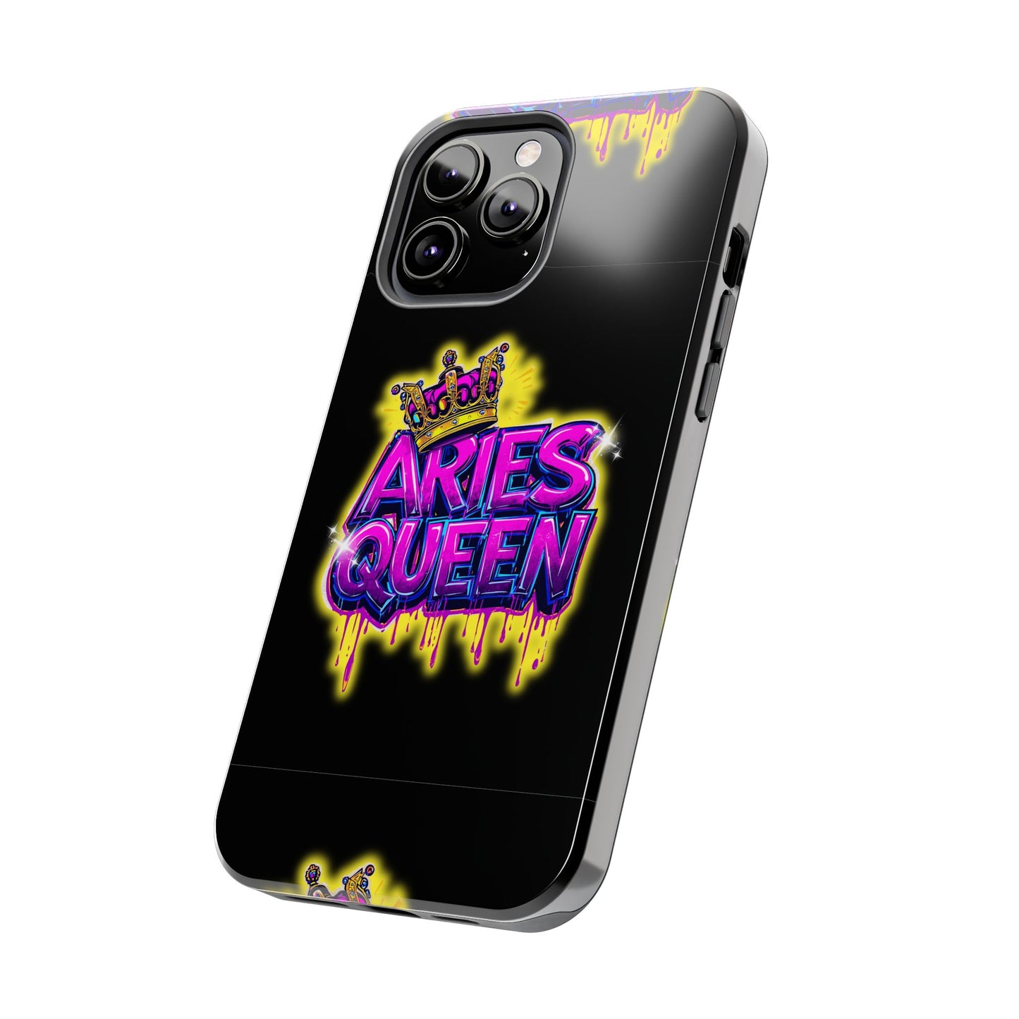 Aries Queen Tough Phone Cases - Vivid Design, Durable Protection, Aries Gifts, Astrology Accessories, Colorful Phone Cover