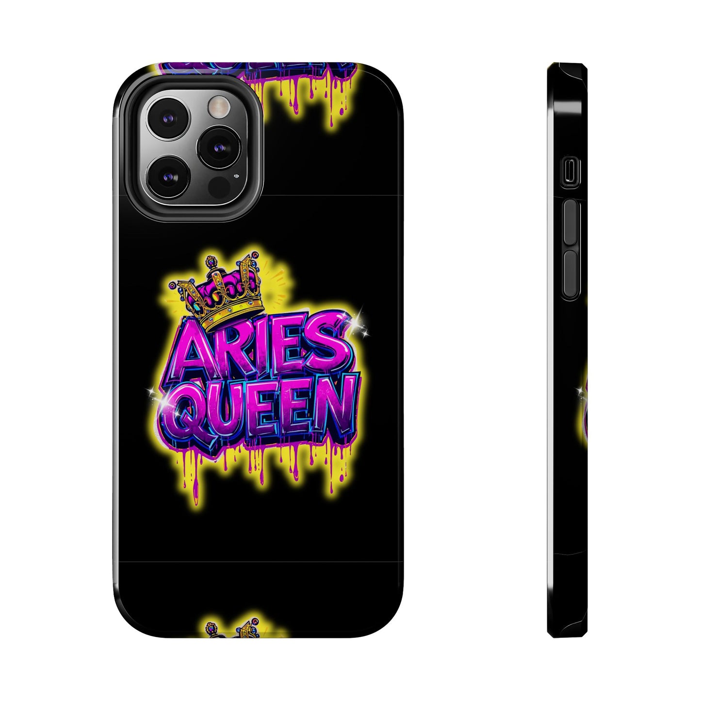Aries Queen Tough Phone Cases - Vivid Design, Durable Protection, Aries Gifts, Astrology Accessories, Colorful Phone Cover