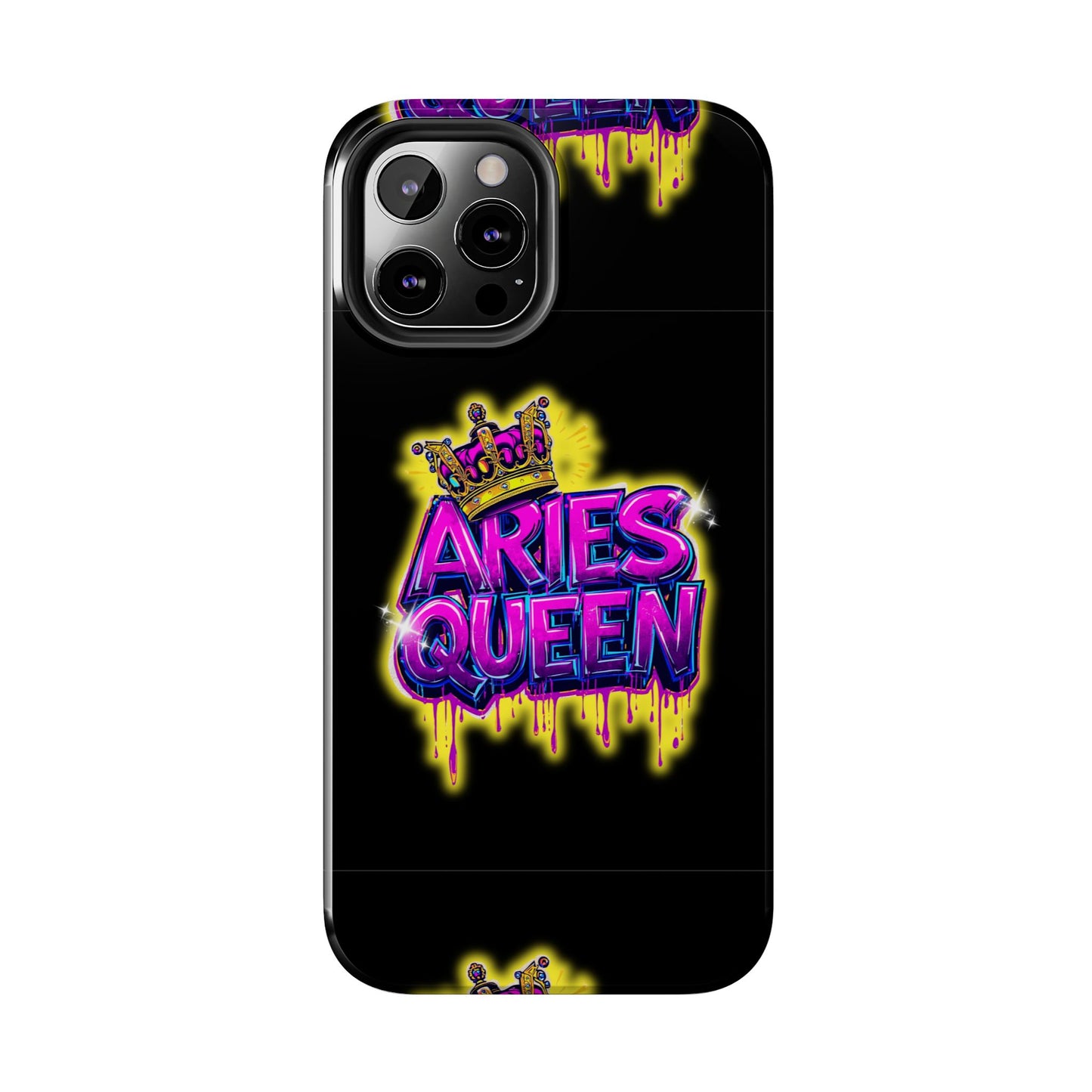 Aries Queen Tough Phone Cases - Vivid Design, Durable Protection, Aries Gifts, Astrology Accessories, Colorful Phone Cover