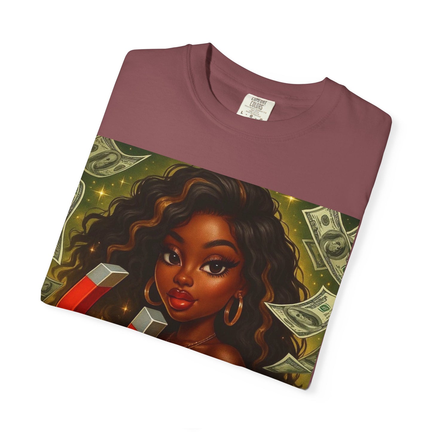Magnet Money T-Shirt, Unisex Gift, Fashionable Tee, Casual Wear, Unique Graphic Design, Birthday, Motivational Apparel