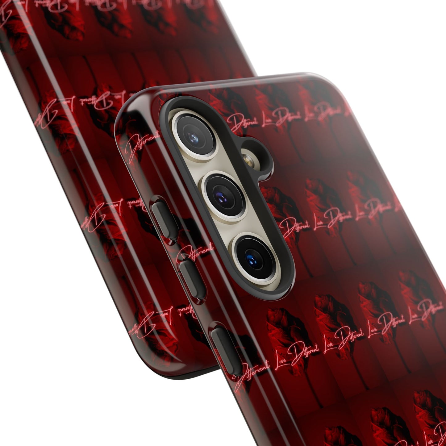 Red Patterned Phone Case | Tough Cases for Stylish Protection, Trendy Cell Cover, Unique Gifts for Tech Lovers, Modern Design