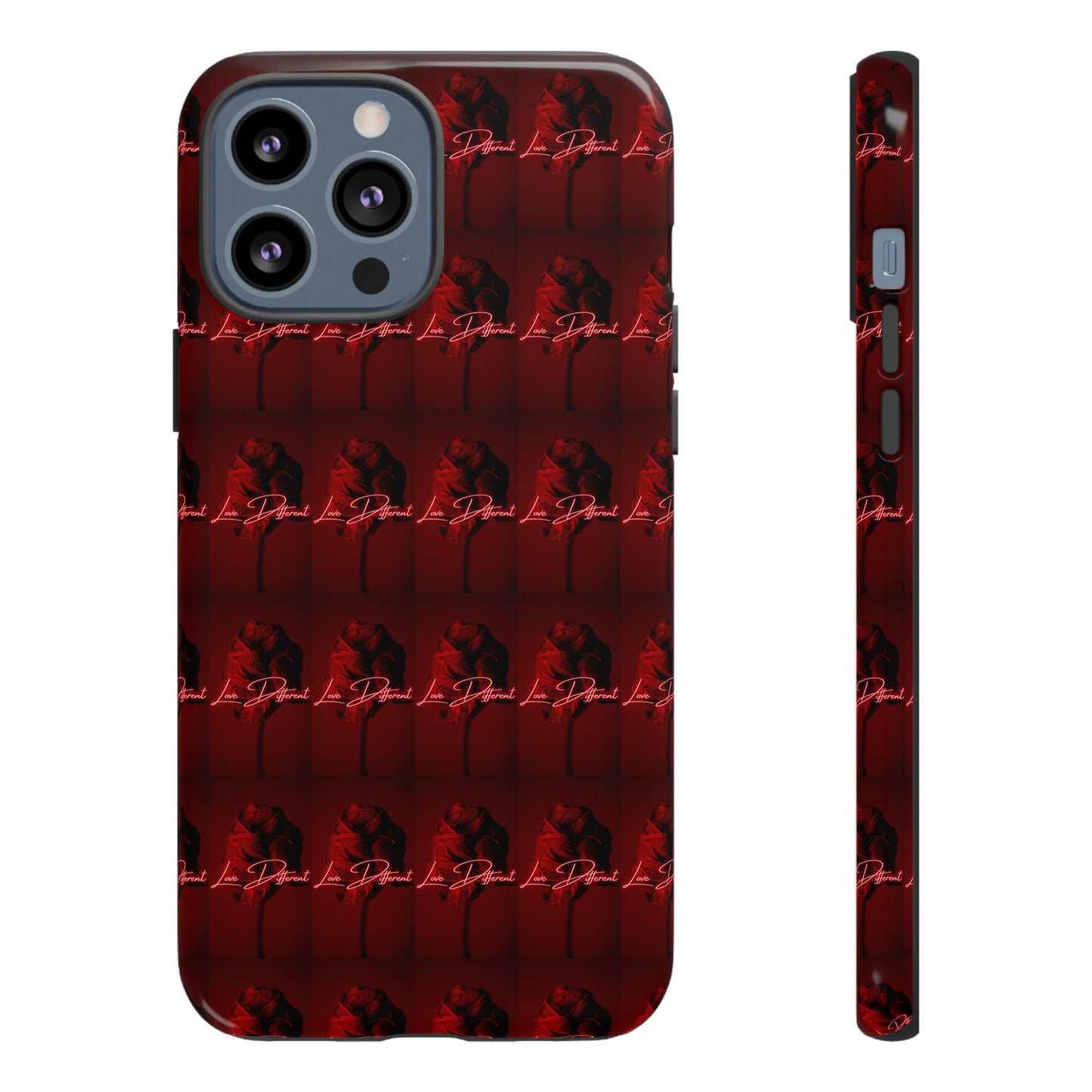 Red Patterned Phone Case | Tough Cases for Stylish Protection, Trendy Cell Cover, Unique Gifts for Tech Lovers, Modern Design