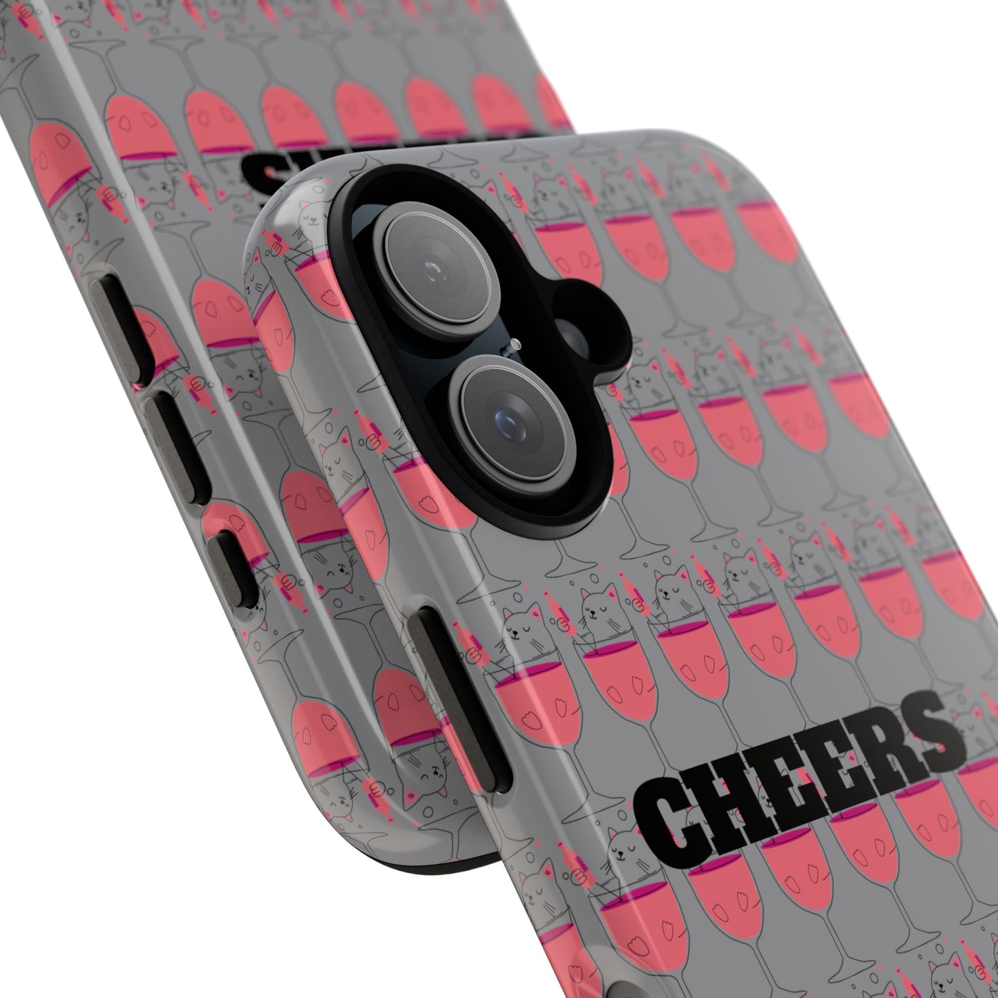 Cheers Phone Case, Fun Protective Case for Party Lovers, Gift for Birthdays, Anniversaries, Graduation, Custom Phone Cover