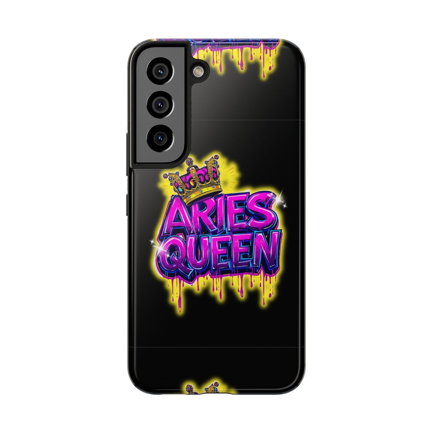 Aries Queen Tough Phone Cases - Vivid Design, Durable Protection, Aries Gifts, Astrology Accessories, Colorful Phone Cover