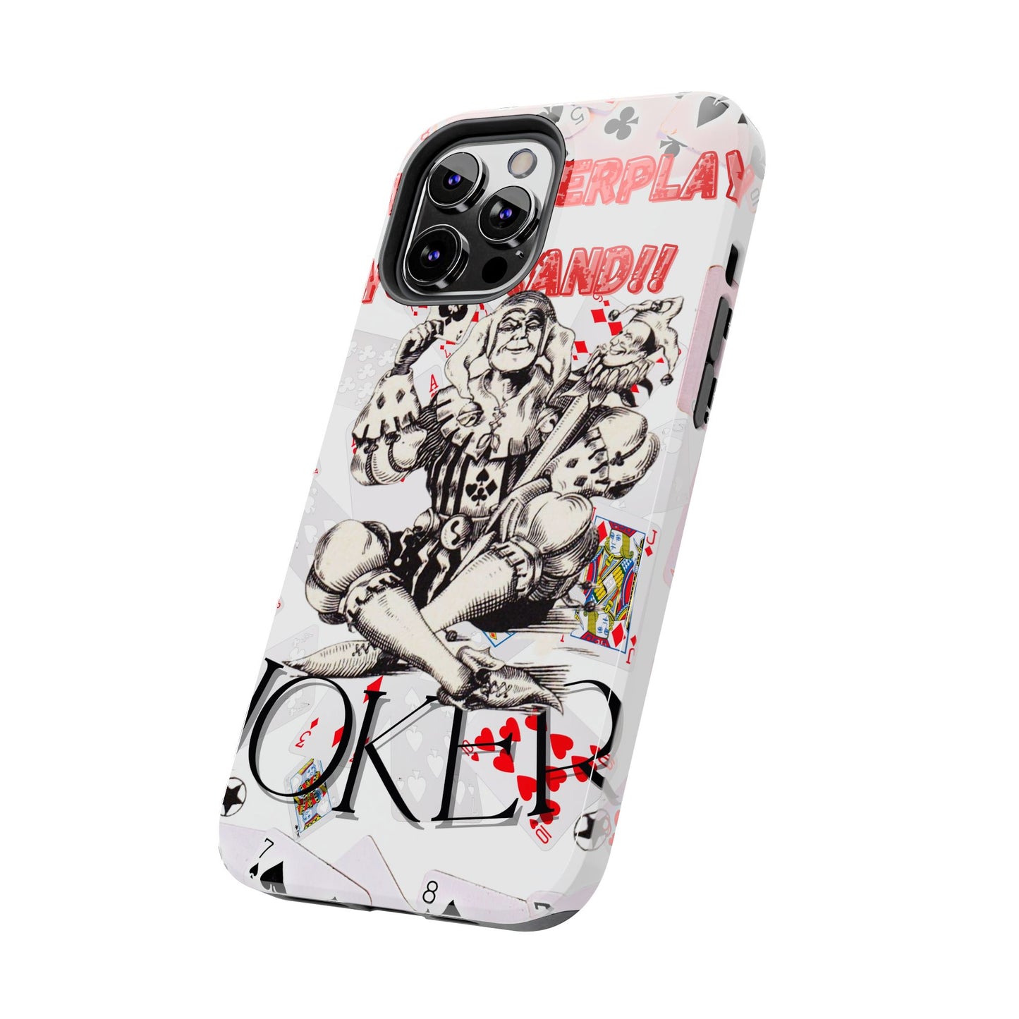 Bold Joker Phone Case - Unique Tough Cover for Gamers, Stylish Protection, Gift for Card Players, Fun Design for Phone Lovers