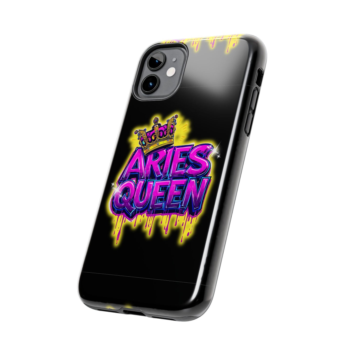 Aries Queen Tough Phone Cases - Vivid Design, Durable Protection, Aries Gifts, Astrology Accessories, Colorful Phone Cover