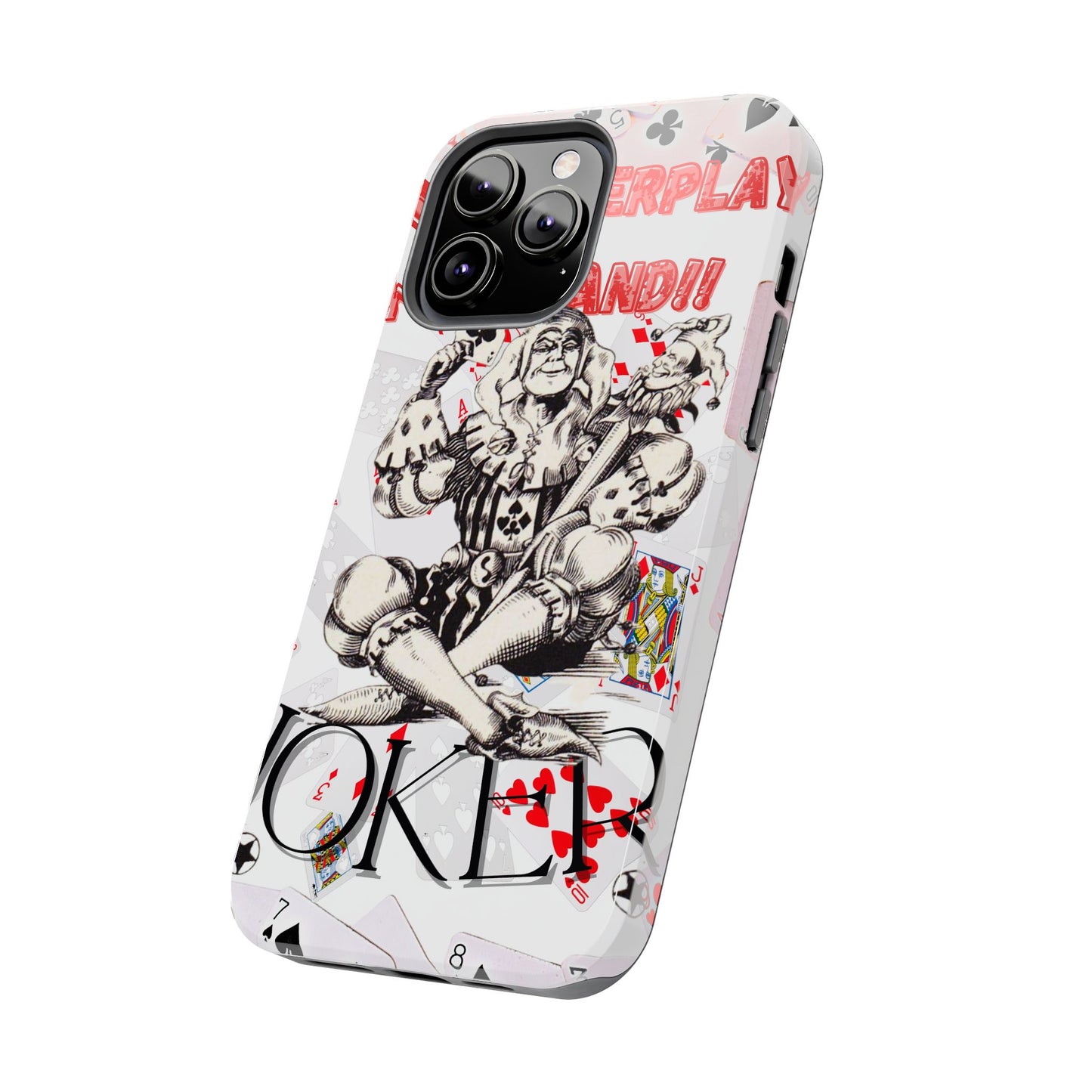 Bold Joker Phone Case - Unique Tough Cover for Gamers, Stylish Protection, Gift for Card Players, Fun Design for Phone Lovers