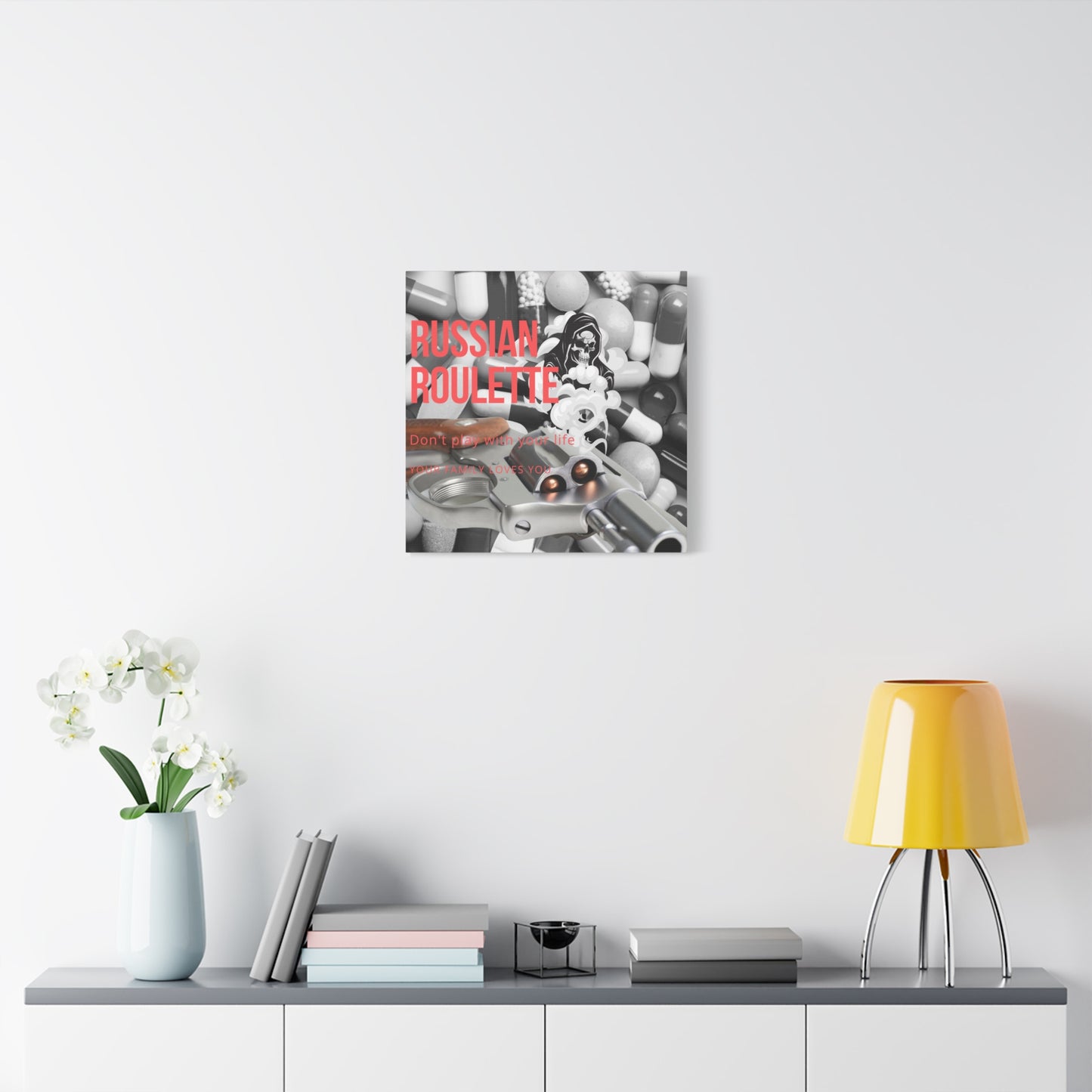 Bold Message Canvas Art, Wall Decor for Awareness, Mental Health Awareness, Home Office Decor, Unique Gift Idea