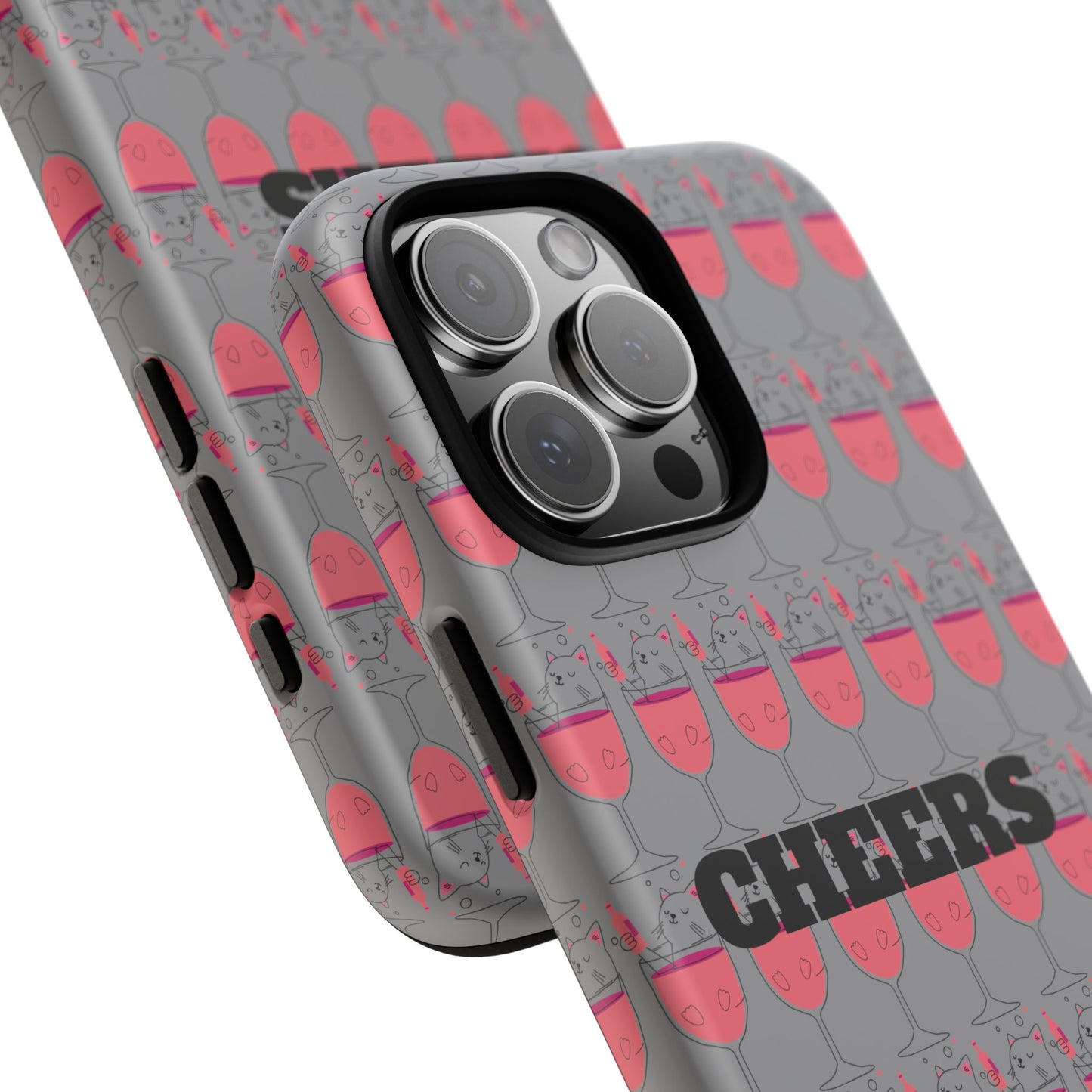 Cheers Phone Case, Fun Protective Case for Party Lovers, Gift for Birthdays, Anniversaries, Graduation, Custom Phone Cover