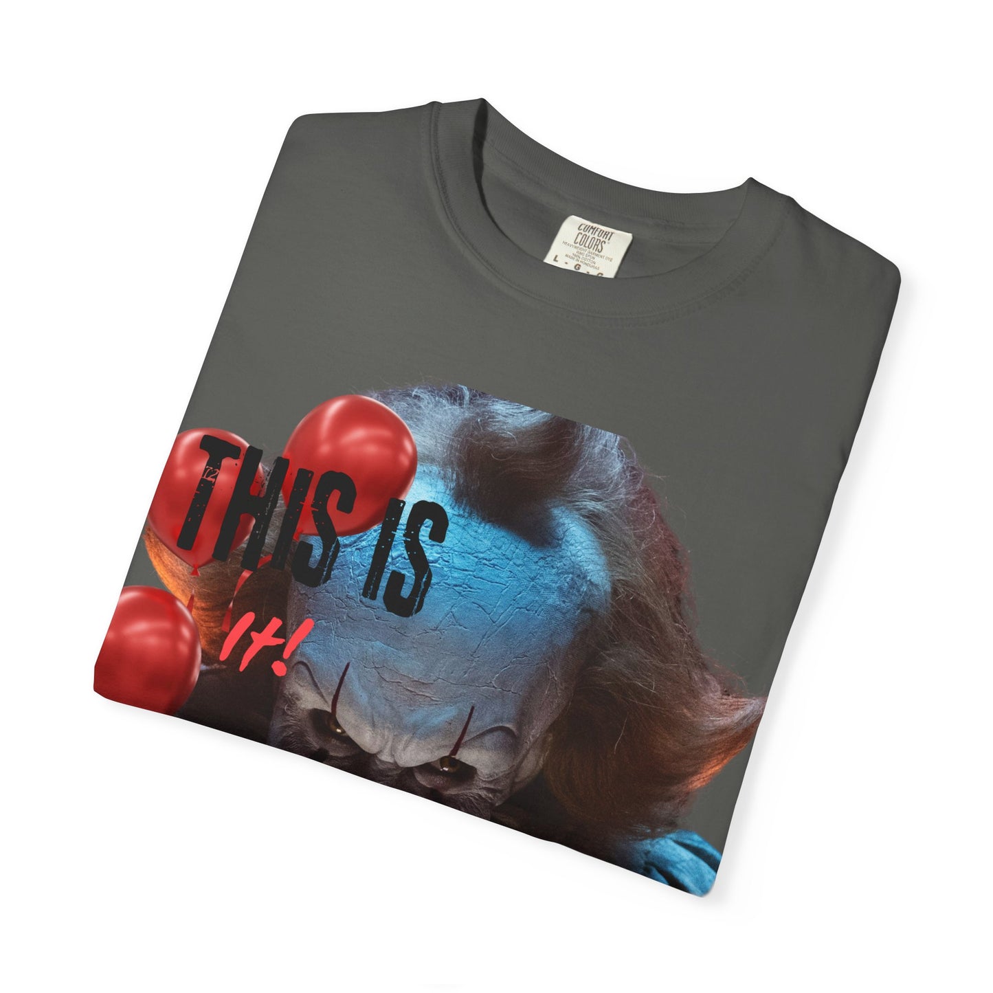 Creepy Clown Graphic Tee - Perfect for Halloween, Horror Movie Lovers, Unisex Gift, Casual Wear, Spooky Events