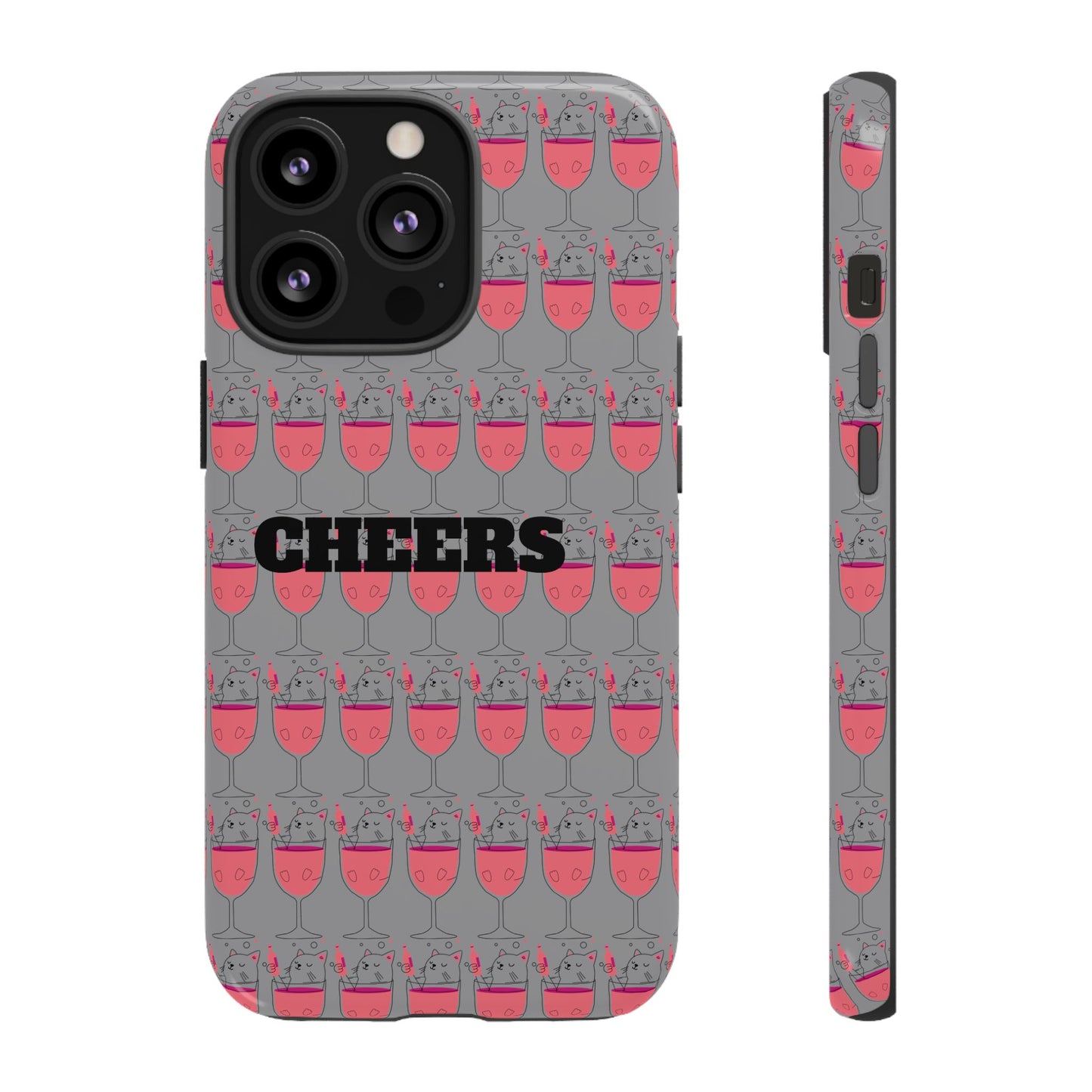 Cheers Phone Case, Fun Protective Case for Party Lovers, Gift for Birthdays, Anniversaries, Graduation, Custom Phone Cover