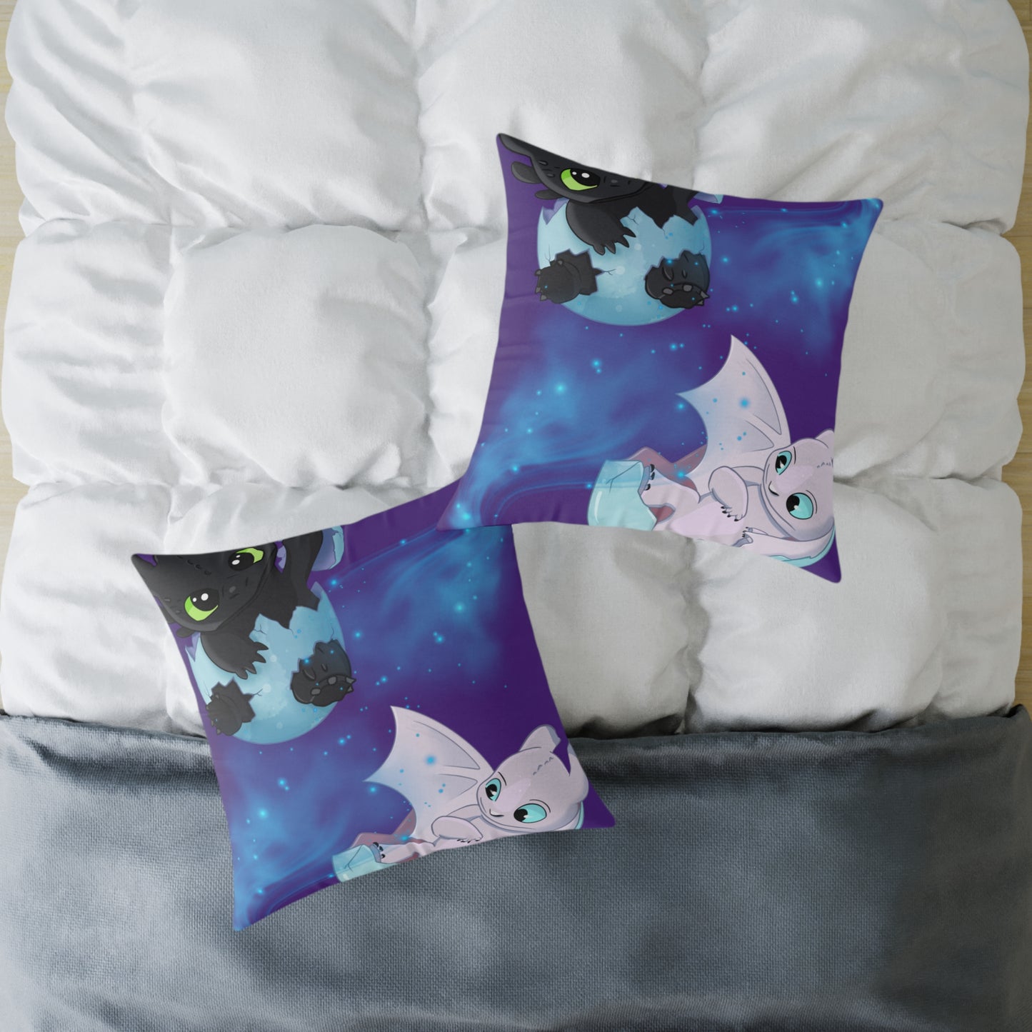 Cute Dragon Themed Decorative Pillow, Kids Room Decor, Fantasy Home Accent, Cozy Throw Pillow, Gift for Dragon Lovers and Fans