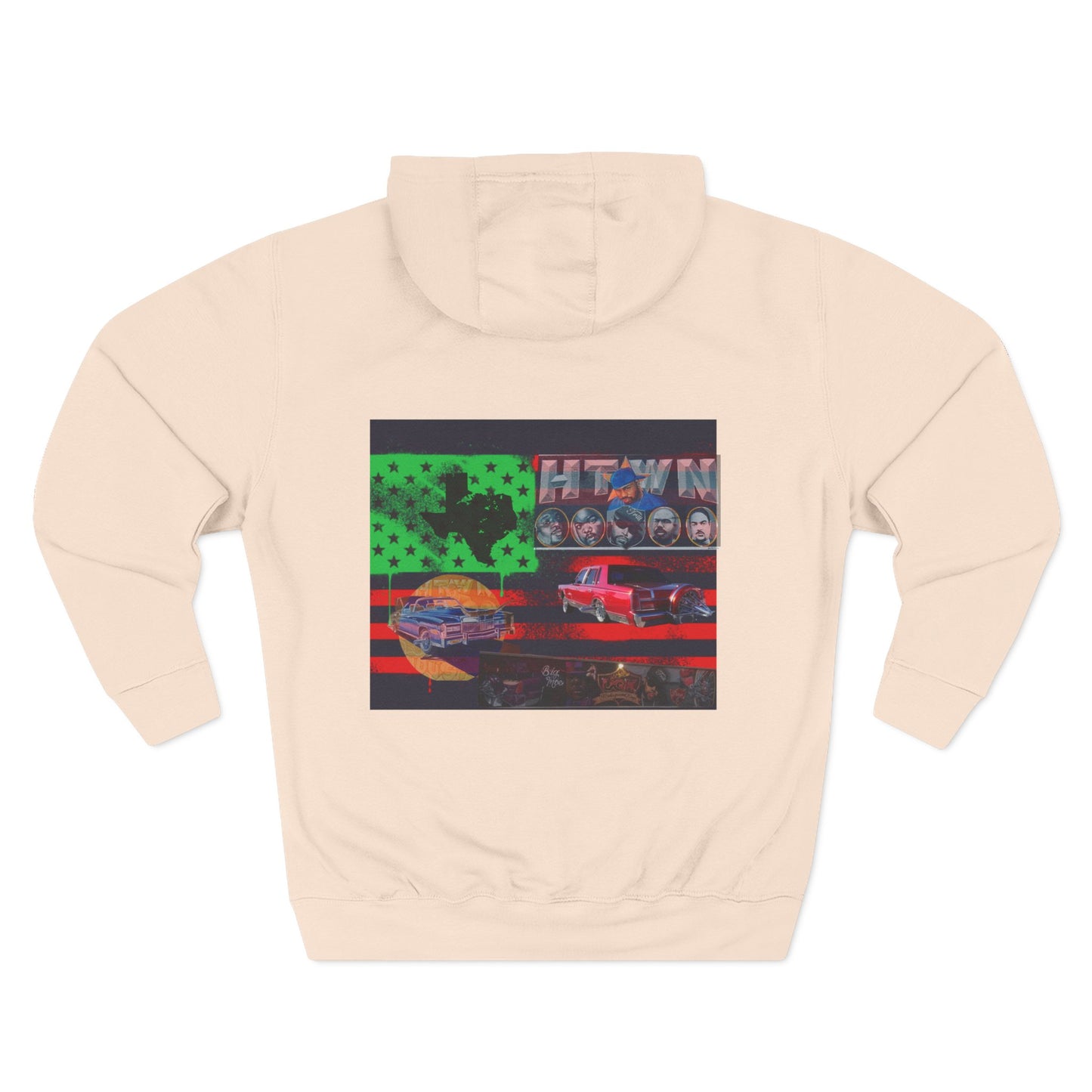 H-Town Fleece Hoodie, Cozy Sweatshirt for Urban Flair, Perfect for Casual Wear, Gifts for Friends, Street Style Essential, Unisex Hoodie