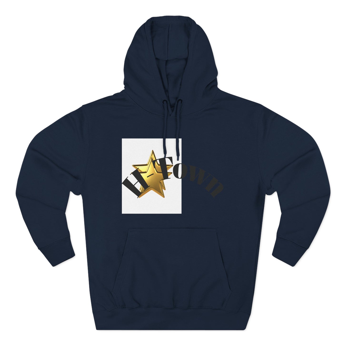 H-Town Fleece Hoodie, Cozy Sweatshirt for Urban Flair, Perfect for Casual Wear, Gifts for Friends, Street Style Essential, Unisex Hoodie