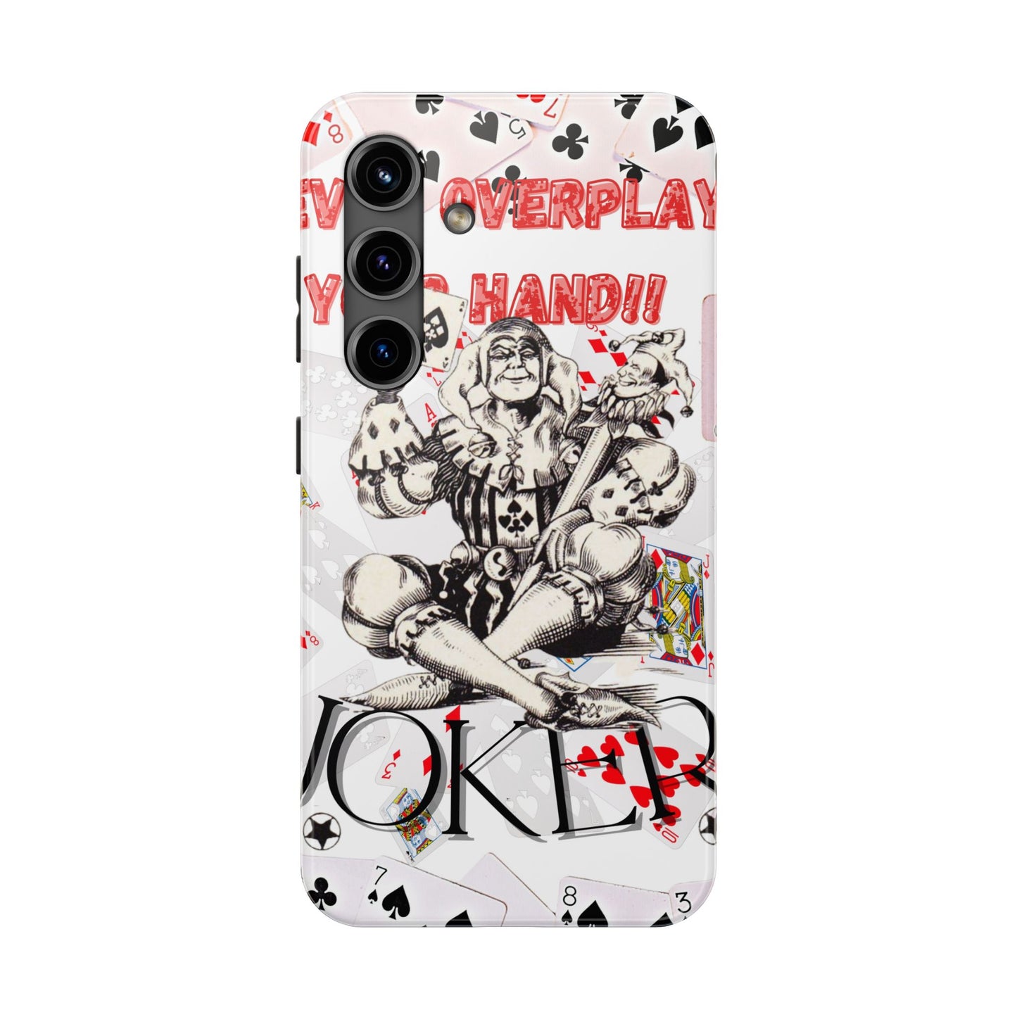 Bold Joker Phone Case - Unique Tough Cover for Gamers, Stylish Protection, Gift for Card Players, Fun Design for Phone Lovers