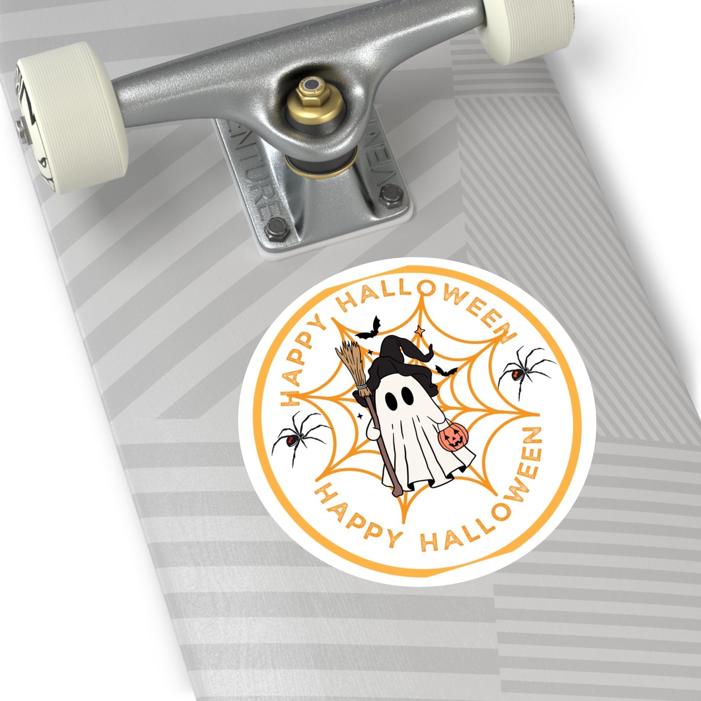Spooky Happy Halloween Vinyl Stickers | Fun Fall Decor, Trick or Treat, Halloween Party, Kids Stickers, Gift Wrapping
