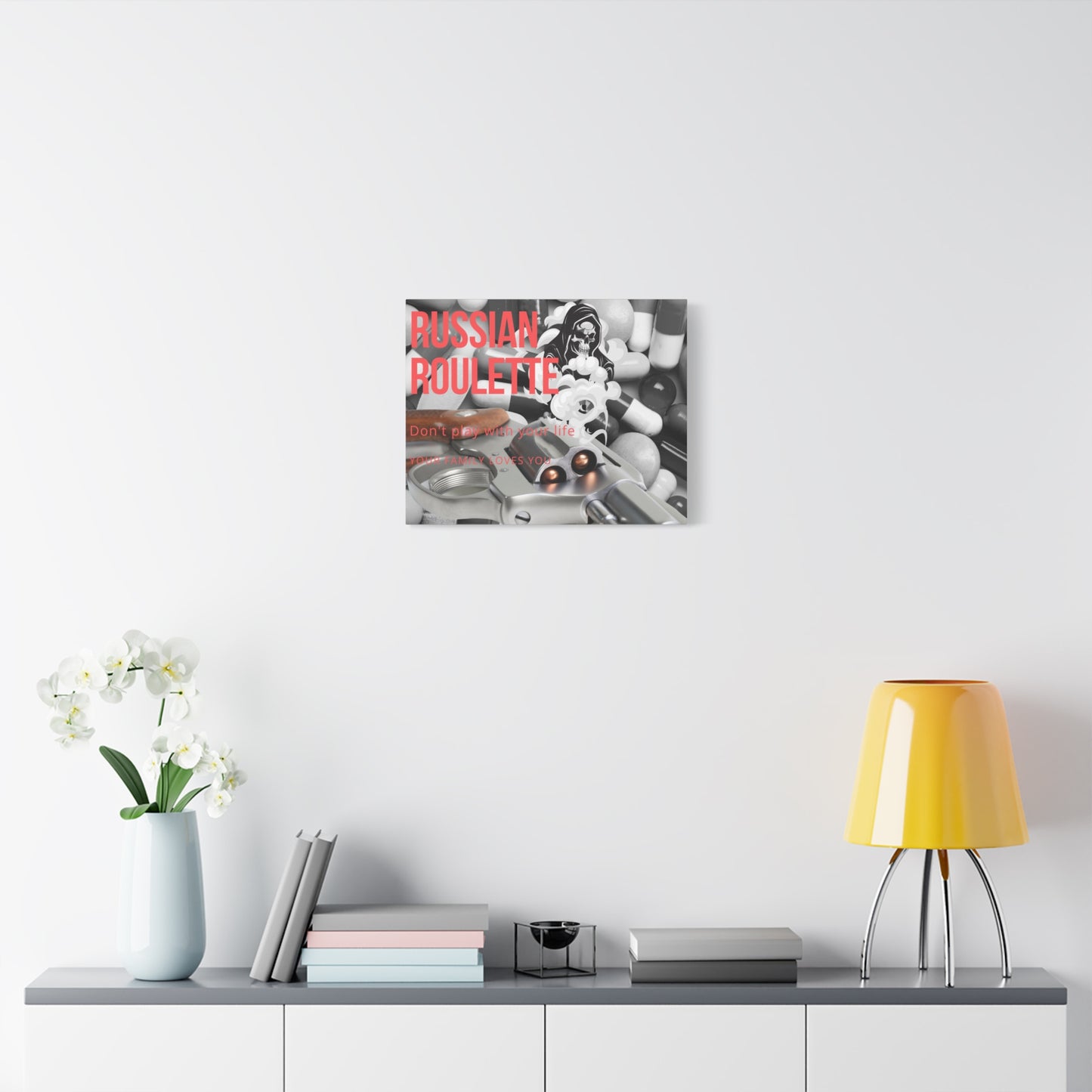 Bold Message Canvas Art, Wall Decor for Awareness, Mental Health Awareness, Home Office Decor, Unique Gift Idea