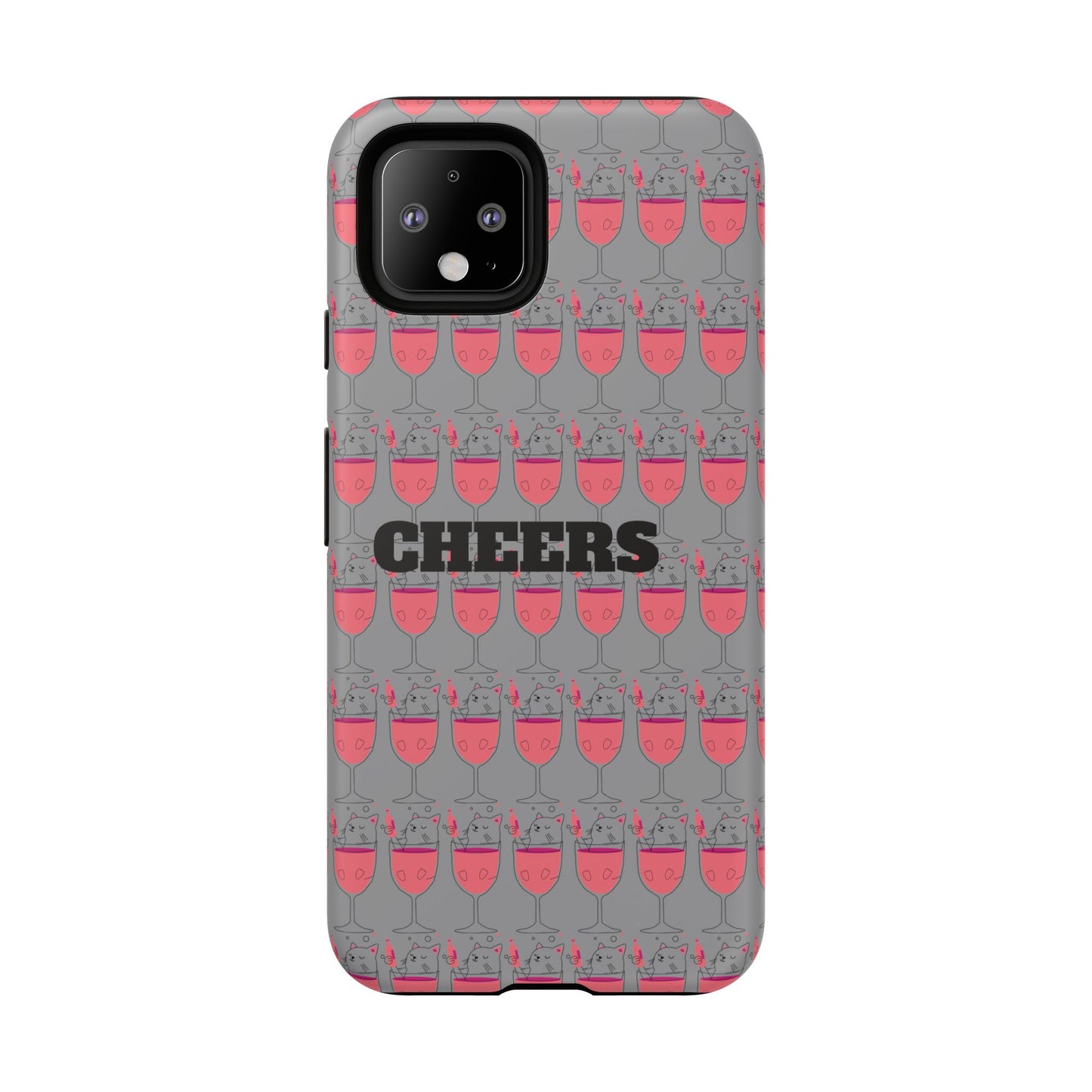 Cheers Phone Case, Fun Protective Case for Party Lovers, Gift for Birthdays, Anniversaries, Graduation, Custom Phone Cover