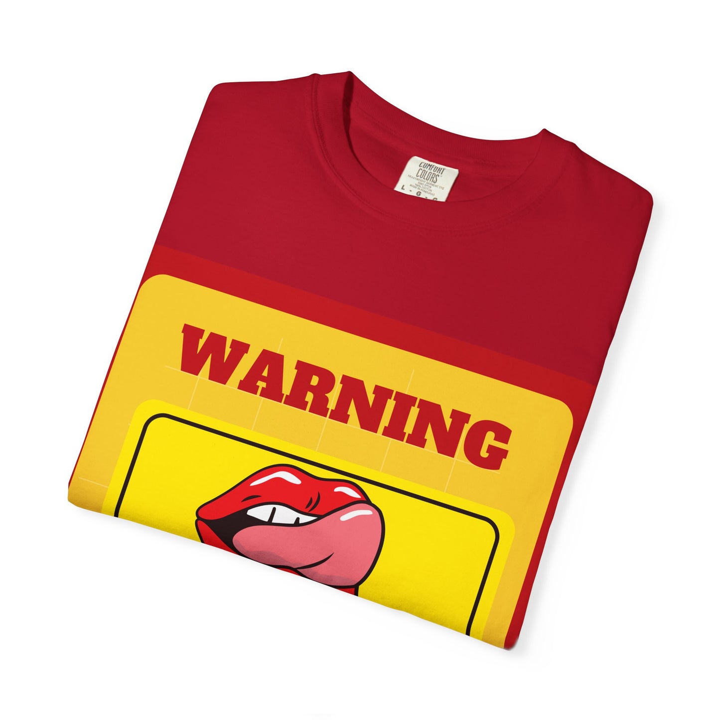 Playful Warning T-shirt, Casual Unisex Tee, Summer Outfit, Gift for Her, Fun Graphic Shirt, Bold Statement Clothing