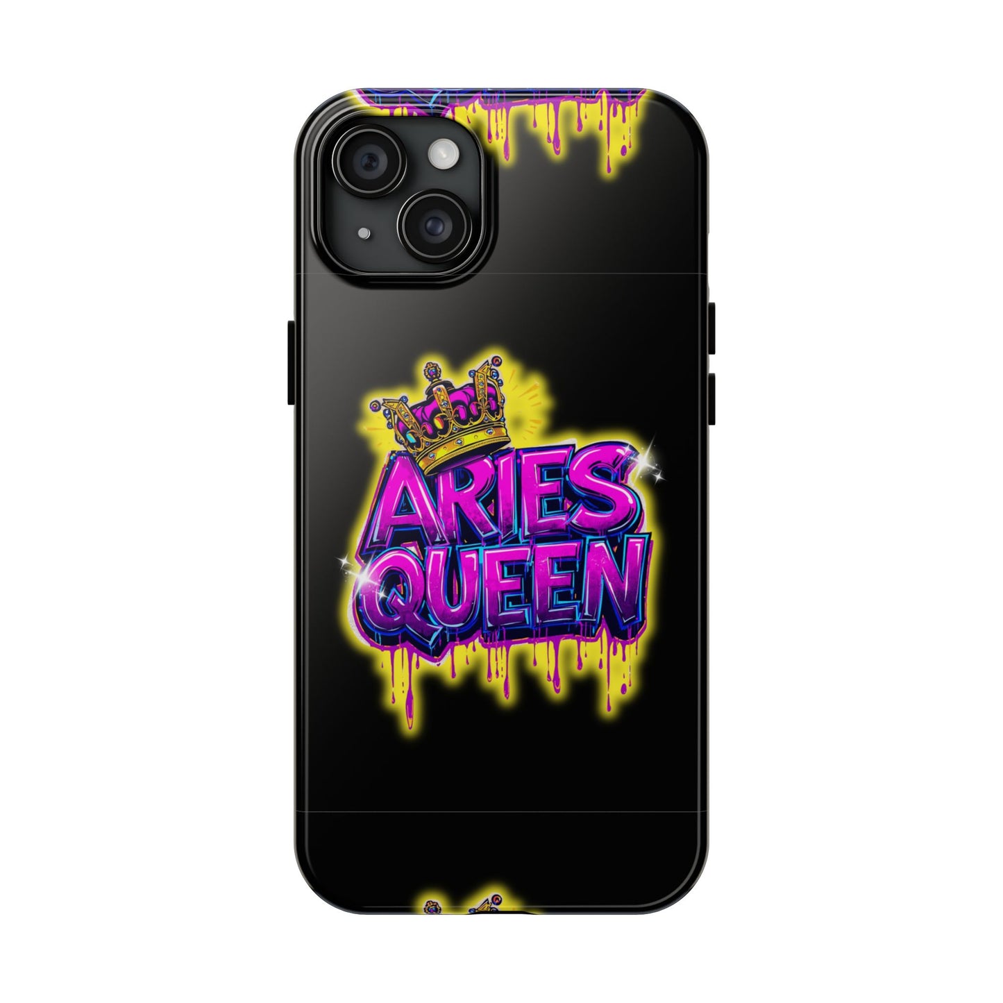 Aries Queen Tough Phone Cases - Vivid Design, Durable Protection, Aries Gifts, Astrology Accessories, Colorful Phone Cover