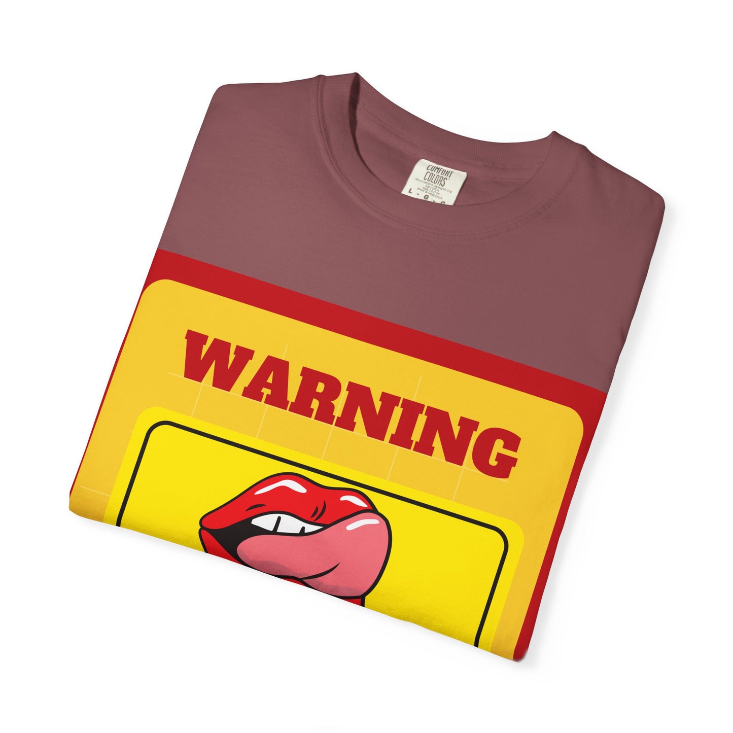 Playful Warning T-shirt, Casual Unisex Tee, Summer Outfit, Gift for Her, Fun Graphic Shirt, Bold Statement Clothing