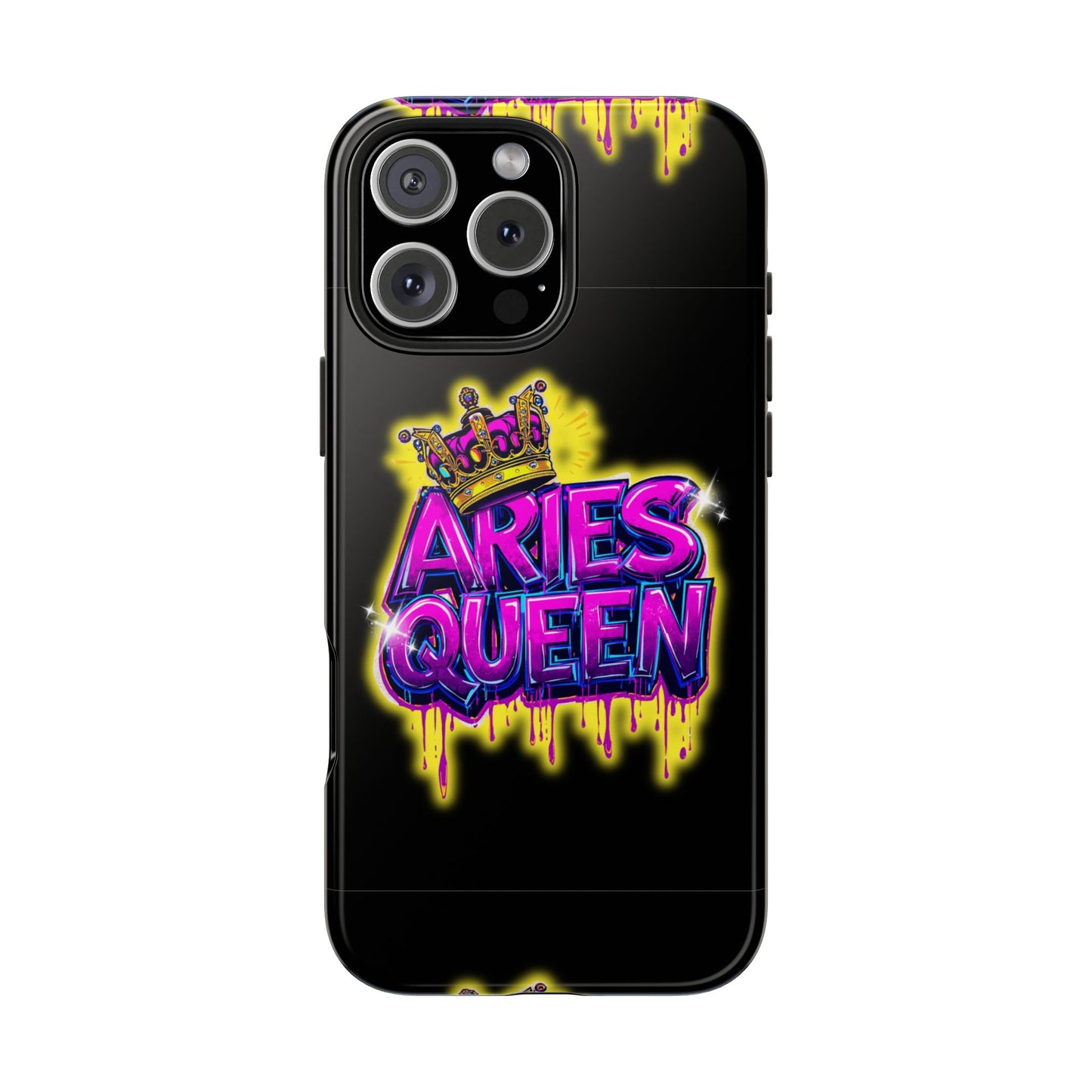 Aries Queen Tough Phone Cases - Vivid Design, Durable Protection, Aries Gifts, Astrology Accessories, Colorful Phone Cover