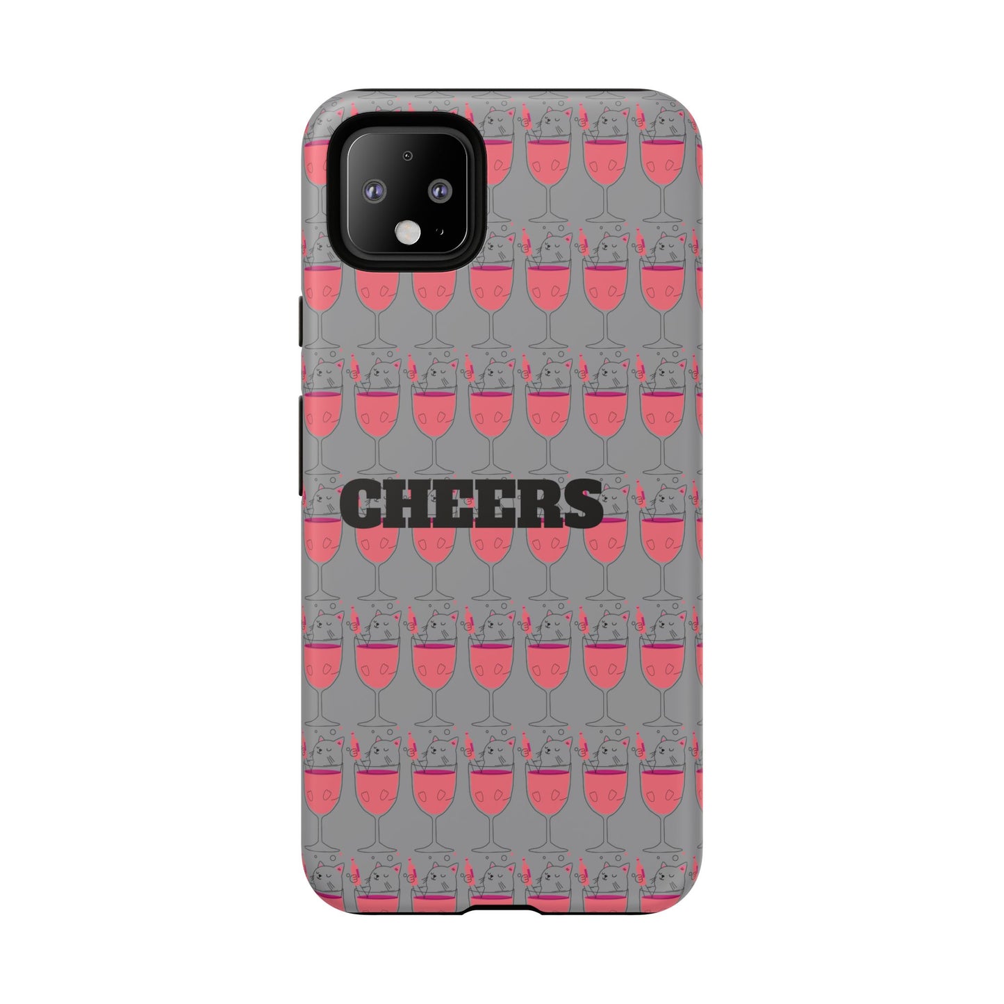 Cheers Phone Case, Fun Protective Case for Party Lovers, Gift for Birthdays, Anniversaries, Graduation, Custom Phone Cover