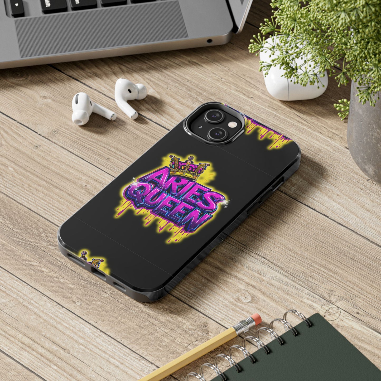 Aries Queen Tough Phone Cases - Vivid Design, Durable Protection, Aries Gifts, Astrology Accessories, Colorful Phone Cover