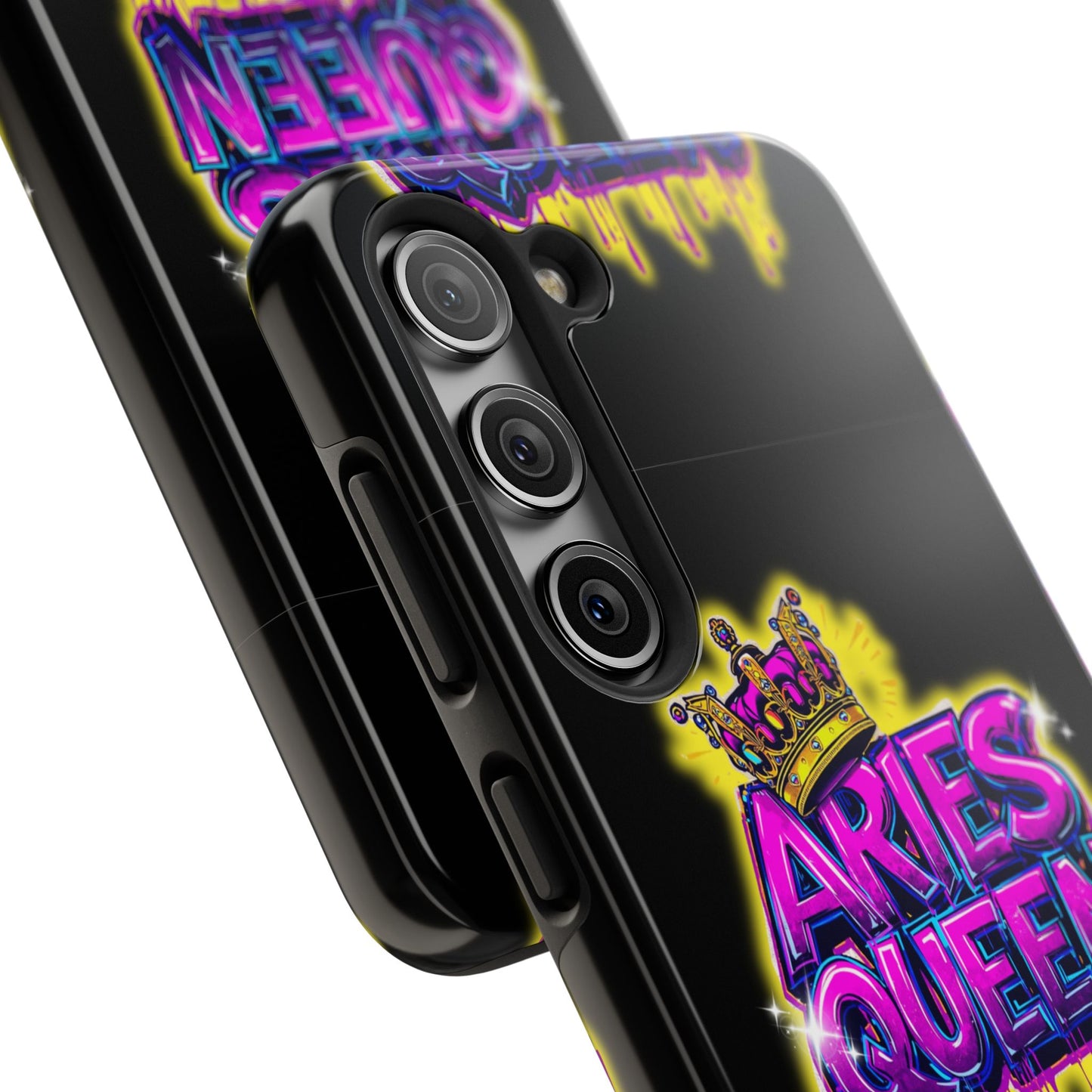 Aries Queen Tough Phone Cases - Vivid Design, Durable Protection, Aries Gifts, Astrology Accessories, Colorful Phone Cover