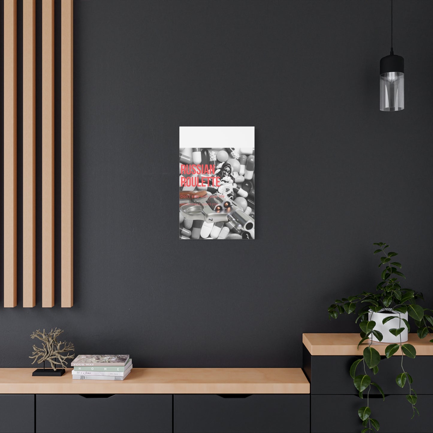 Bold Message Canvas Art, Wall Decor for Awareness, Mental Health Awareness, Home Office Decor, Unique Gift Idea