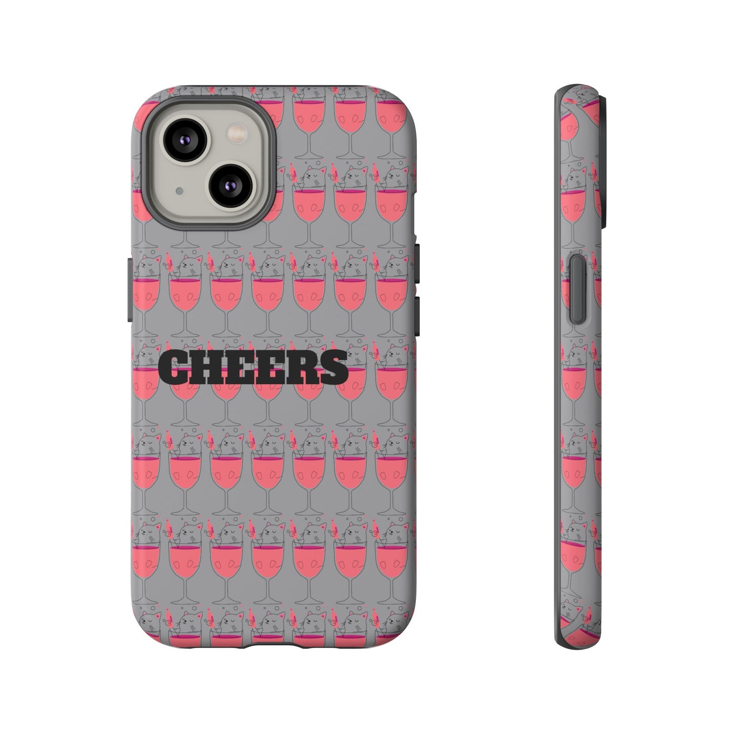 Cheers Phone Case, Fun Protective Case for Party Lovers, Gift for Birthdays, Anniversaries, Graduation, Custom Phone Cover