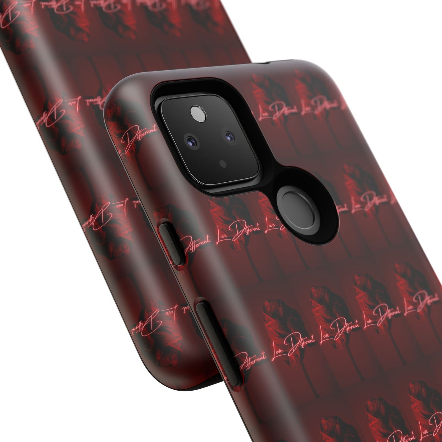 Red Patterned Phone Case | Tough Cases for Stylish Protection, Trendy Cell Cover, Unique Gifts for Tech Lovers, Modern Design