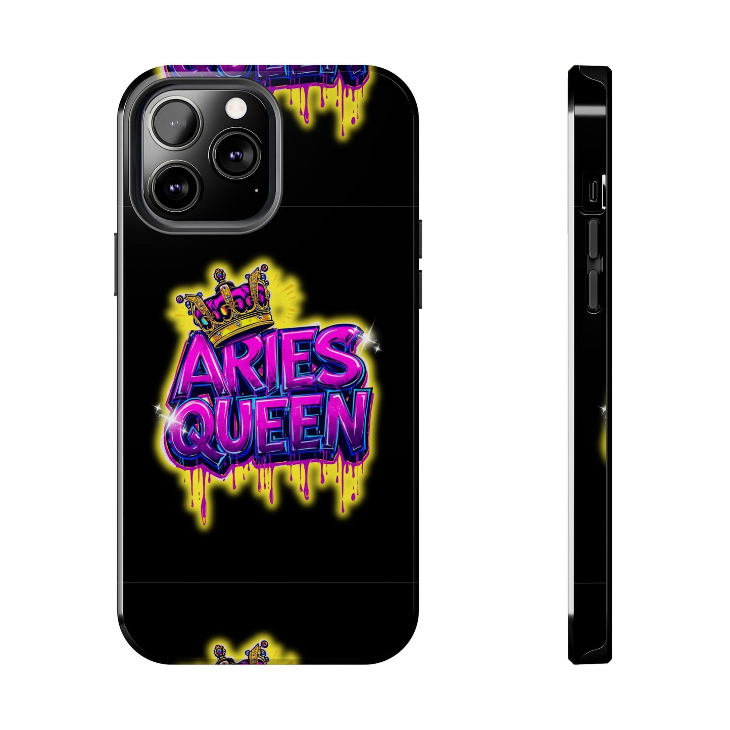 Aries Queen Tough Phone Cases - Vivid Design, Durable Protection, Aries Gifts, Astrology Accessories, Colorful Phone Cover