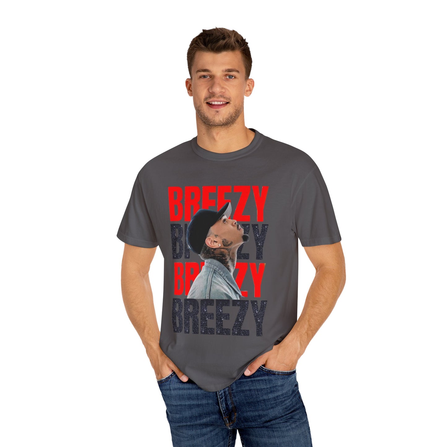 Trendy Unisex Graphic T-Shirt Inspired by Breezy Vibes, Perfect for Casual Wear, Street Fashion, Music Lovers, Gifts